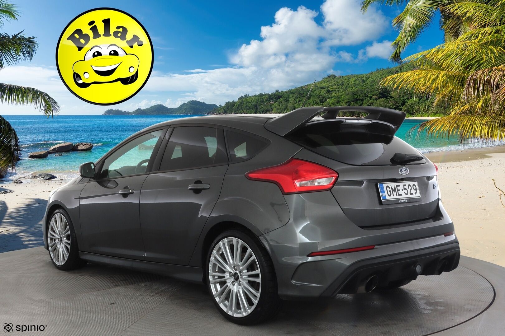 Ford Focus 2016 2,3 EcoBoost 350 hv start/stop M6 RS 5-ovinen - | Vakkari | P.Kamera | Sport-putkisto | Urheilu alusta | Sporttipenkit | Navi | Bi-Xenon | Lohko | Autom.ilmastointi | Suomi-auto | Kahdet renkaat aluvanteilla |