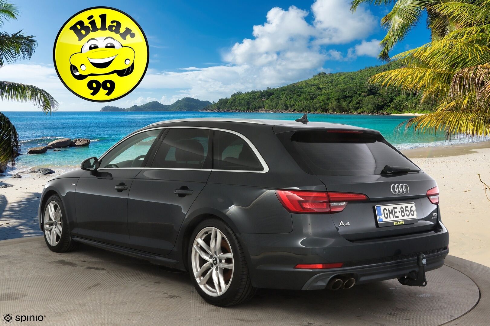 Audi A4 2016 Avant Business Sport 2,0 TDI 140 kW quattro * S-Line ulko / Webasto / Digimittaristo / Matrix LED / B&O / Vetokoukku * - * Jakohihna vaihdettu 5/2025 112tkm / Siistikuntoinen, hyvin varusteltu Suomiauto! *