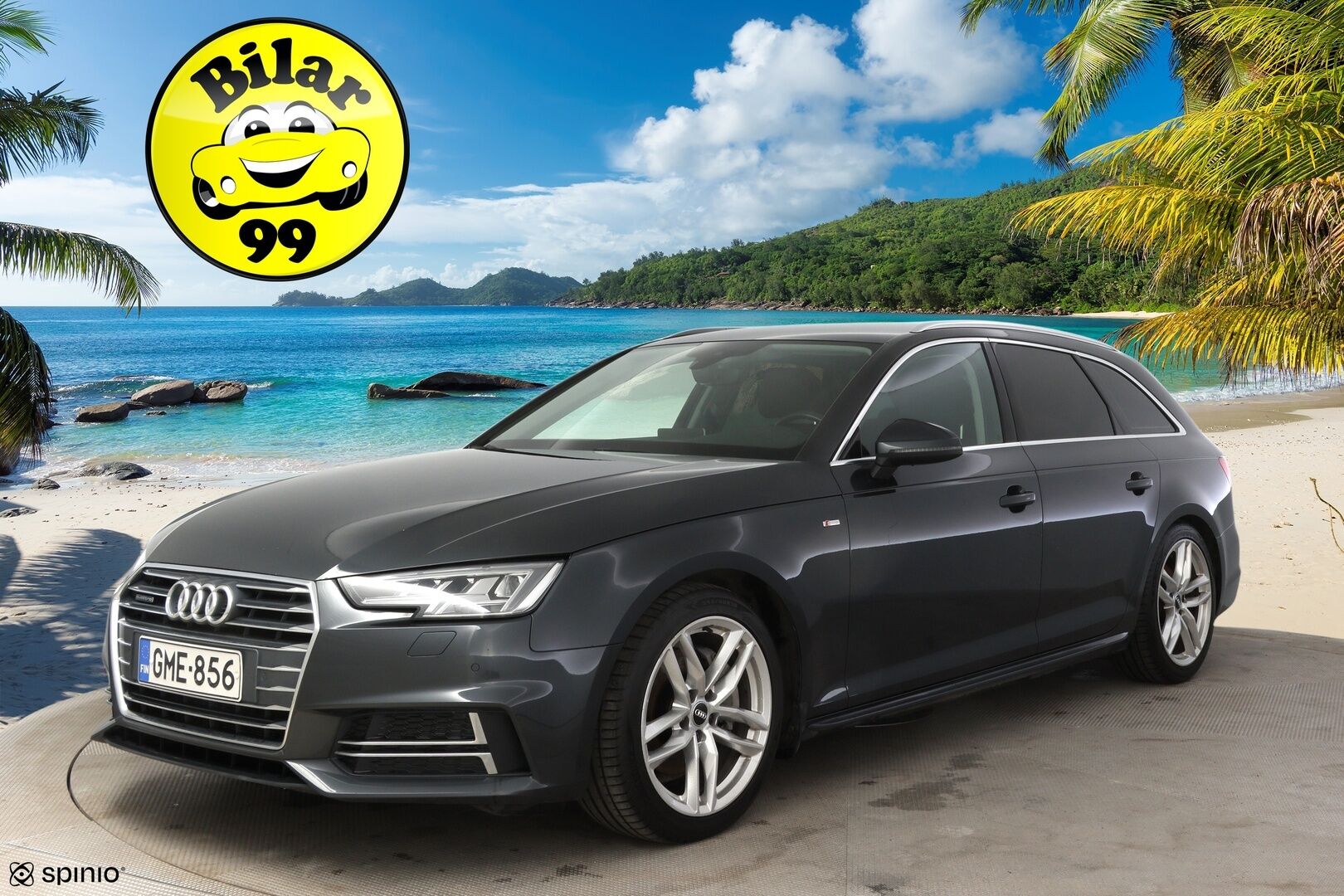 Audi A4 2016 Avant Business Sport 2,0 TDI 140 kW quattro * S-Line ulko / Webasto / Digimittaristo / Matrix LED / B&O / Vetokoukku * - * Jakohihna vaihdettu 5/2025 112tkm / Siistikuntoinen, hyvin varusteltu Suomiauto! *