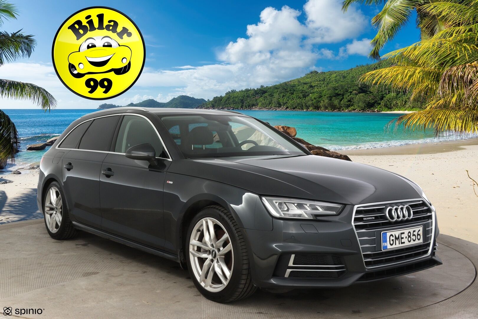 Audi A4 2016 Avant Business Sport 2,0 TDI 140 kW quattro * S-Line ulko / Webasto / Digimittaristo / Matrix LED / B&O / Vetokoukku * - * Jakohihna vaihdettu 5/2025 112tkm / Siistikuntoinen, hyvin varusteltu Suomiauto! *