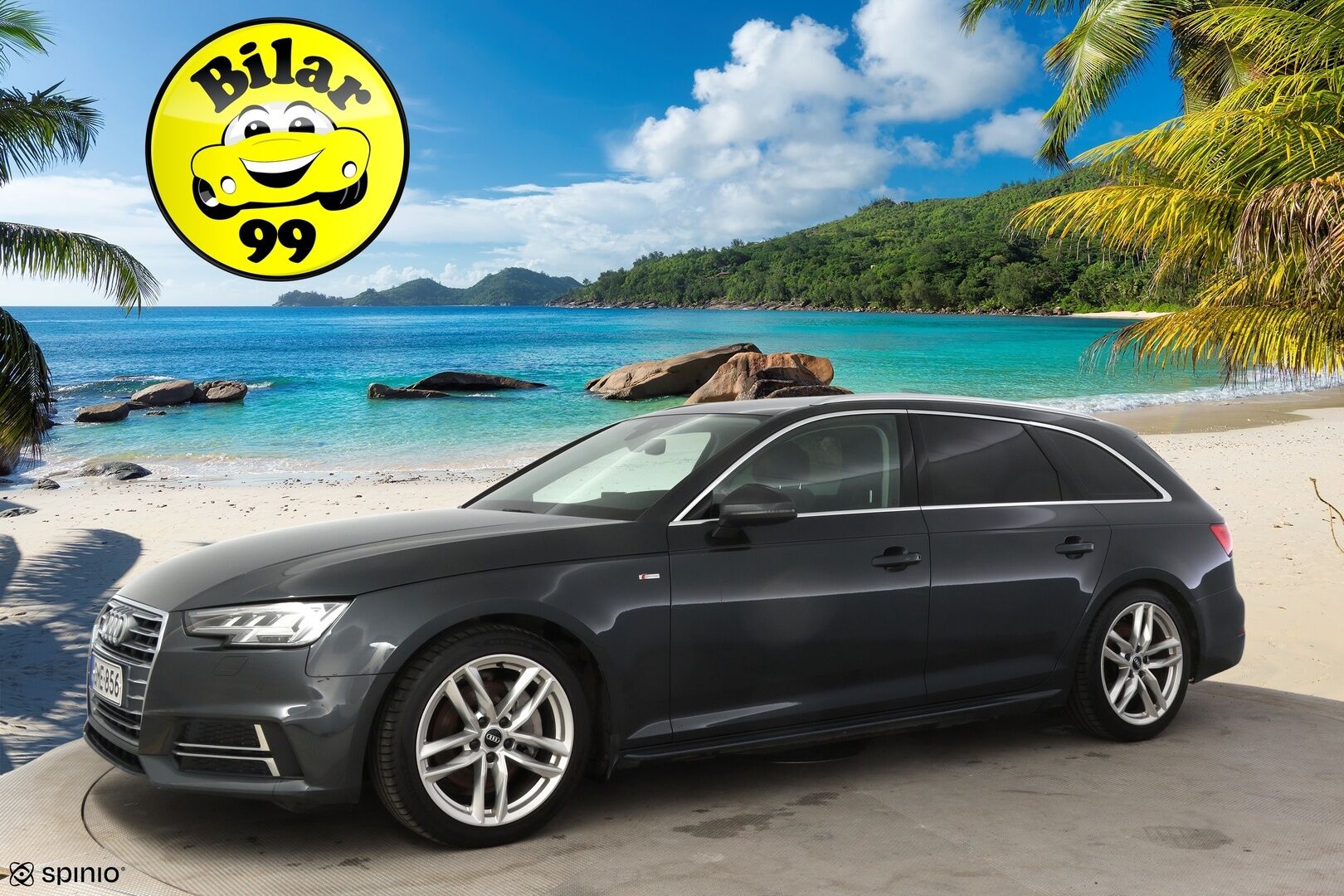 Audi A4 2016 Avant Business Sport 2,0 TDI 140 kW quattro * S-Line ulko / Webasto / Digimittaristo / Matrix LED / B&O / Vetokoukku * - * Jakohihna vaihdettu 5/2025 112tkm / Siistikuntoinen, hyvin varusteltu Suomiauto! *