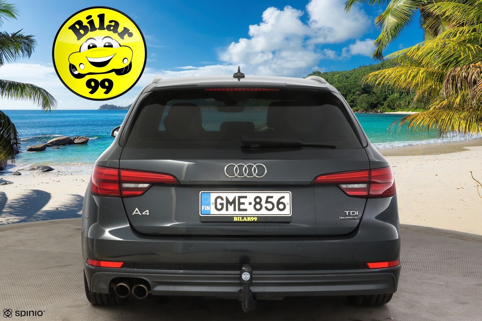 Audi A4 2016 Avant Business Sport 2,0 TDI 140 kW quattro * S-Line ulko / Webasto / Digimittaristo / Matrix LED / B&O / Vetokoukku * - * Jakohihna vaihdettu 5/2025 112tkm / Siistikuntoinen, hyvin varusteltu Suomiauto! *