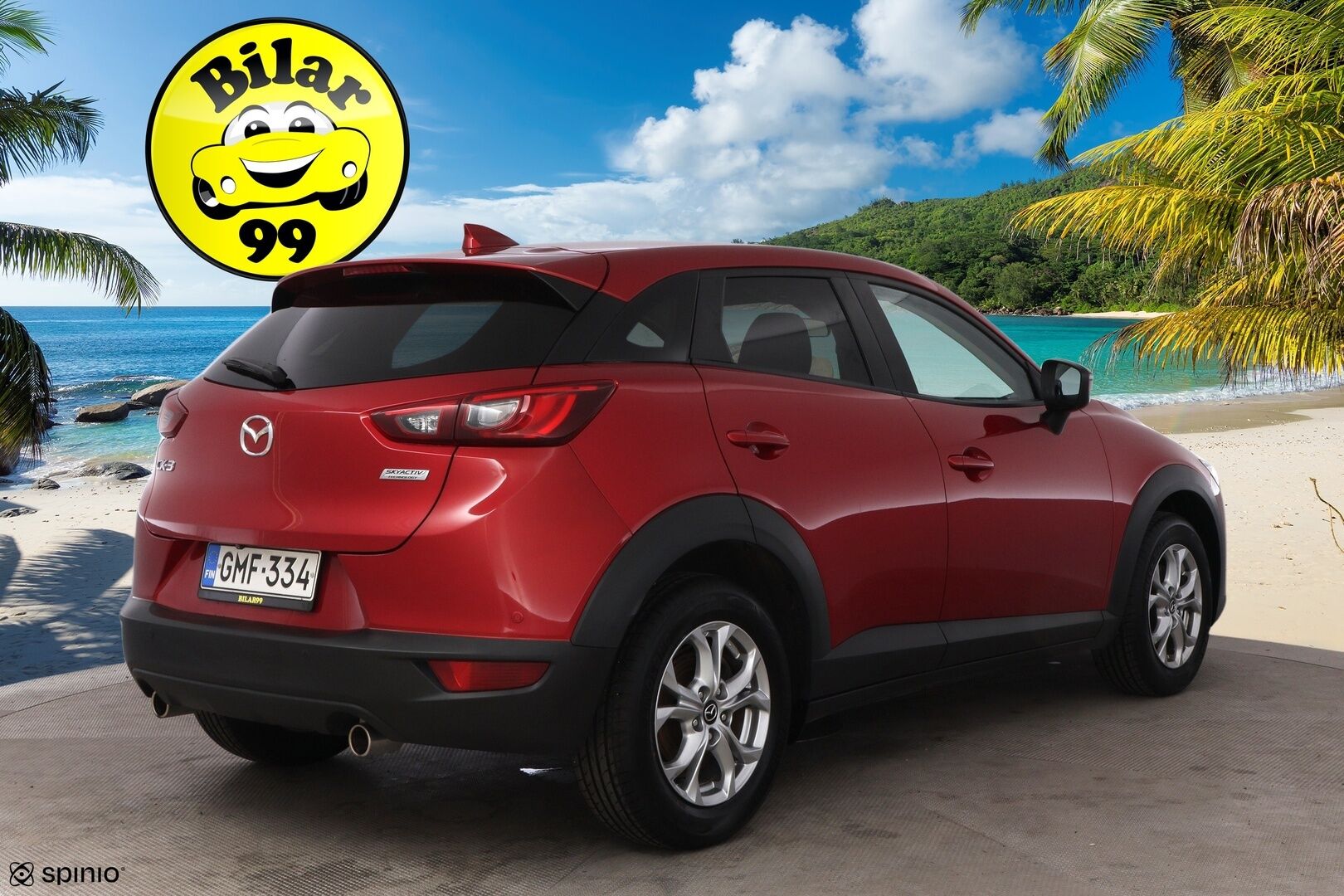 Mazda CX-3 2016 2,0 (120) SKYACTIV-G Premium Plus 6MT EA3 - Suomiauto / Peruutuskamera / Lohkolämmitin / Vakkari / KeyLess / LED / Juuri tullut Tampereelle!