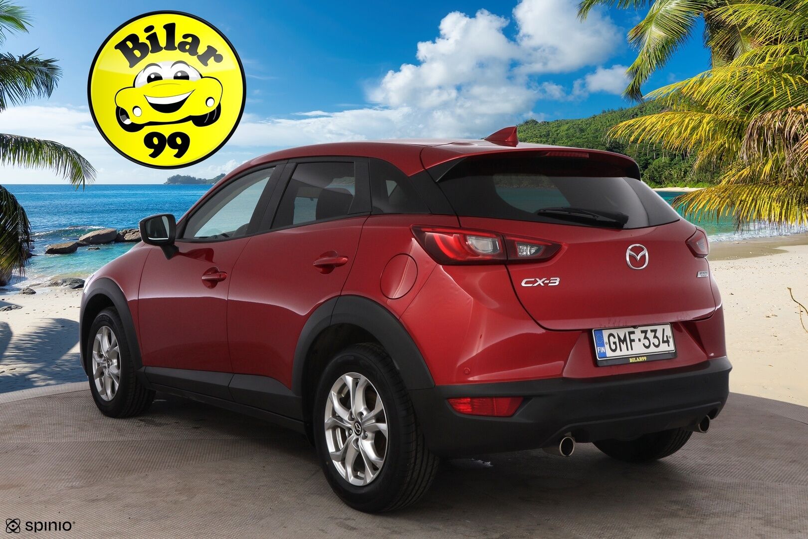 Mazda CX-3 2016 2,0 (120) SKYACTIV-G Premium Plus 6MT EA3 - Suomiauto / Peruutuskamera / Lohkolämmitin / Vakkari / KeyLess / LED / Juuri tullut Tampereelle!