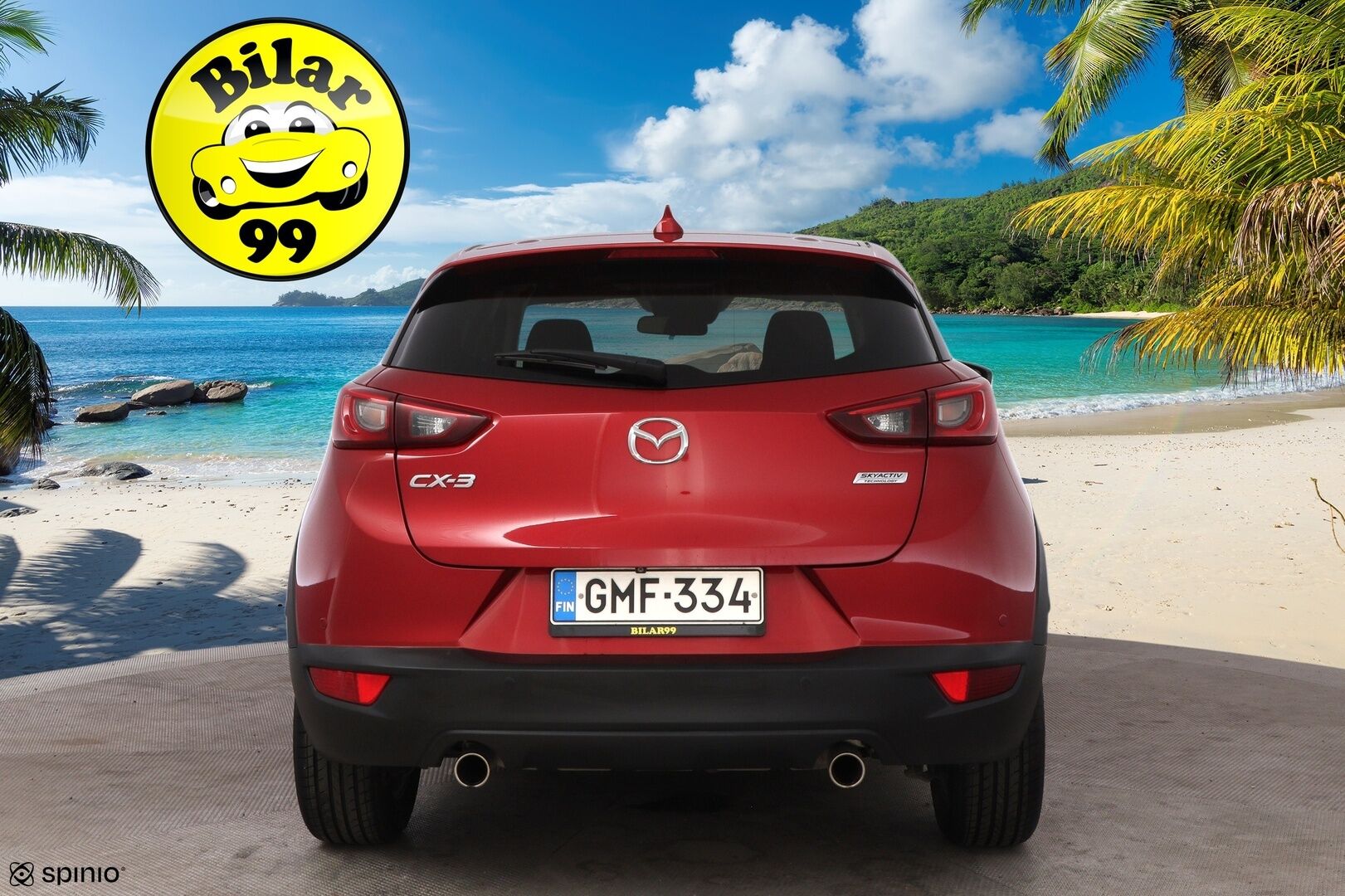 Mazda CX-3 2016 2,0 (120) SKYACTIV-G Premium Plus 6MT EA3 - Suomiauto / Peruutuskamera / Lohkolämmitin / Vakkari / KeyLess / LED / Juuri tullut Tampereelle!