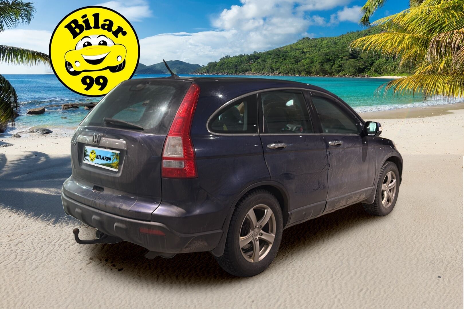 Honda CR-V 2009 2.2 i-CTDi 4WD - *Lohkolämmitin / Vetokoukku / Vakionopeudensäädin* - *Timanttinen huoltohistoria! / Uudenveroiset nastat!!* 