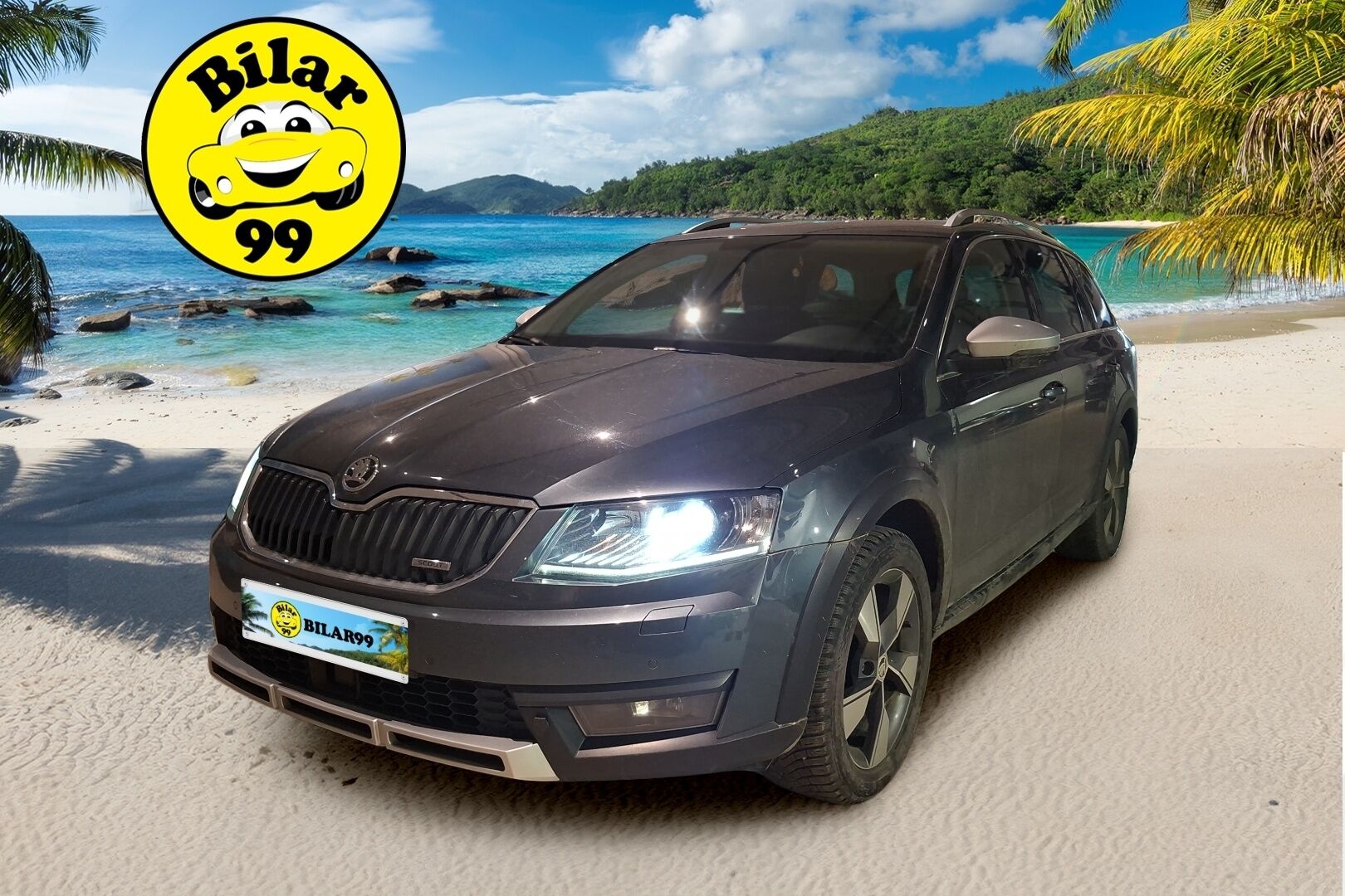 Skoda Octavia 2016 Combi 1,8 TSI 4x4 Scout DSG Autom. *ACC / Webasto / Koukku / P.kamere / S.luukku / KeyLessGo* - Hyvin huollettu! / 2x oem alut merkkirenkain! / Siisti kuntoinen! - HULLUT AVAJAISHULINAT KORKOTARJOUS 3,29 %