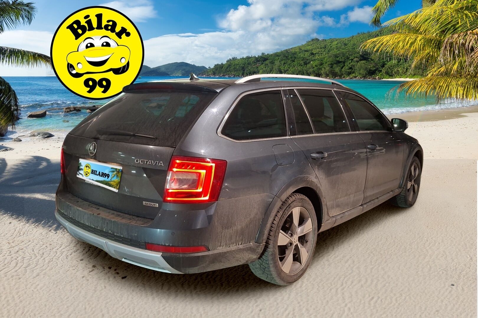 Skoda Octavia 2016 Combi 1,8 TSI 4x4 Scout DSG Autom. *ACC / Webasto / Koukku / P.kamere / S.luukku / KeyLessGo* - Hyvin huollettu! / 2x oem alut merkkirenkain! / Siisti kuntoinen! - HULLUT AVAJAISHULINAT KORKOTARJOUS 3,29 %