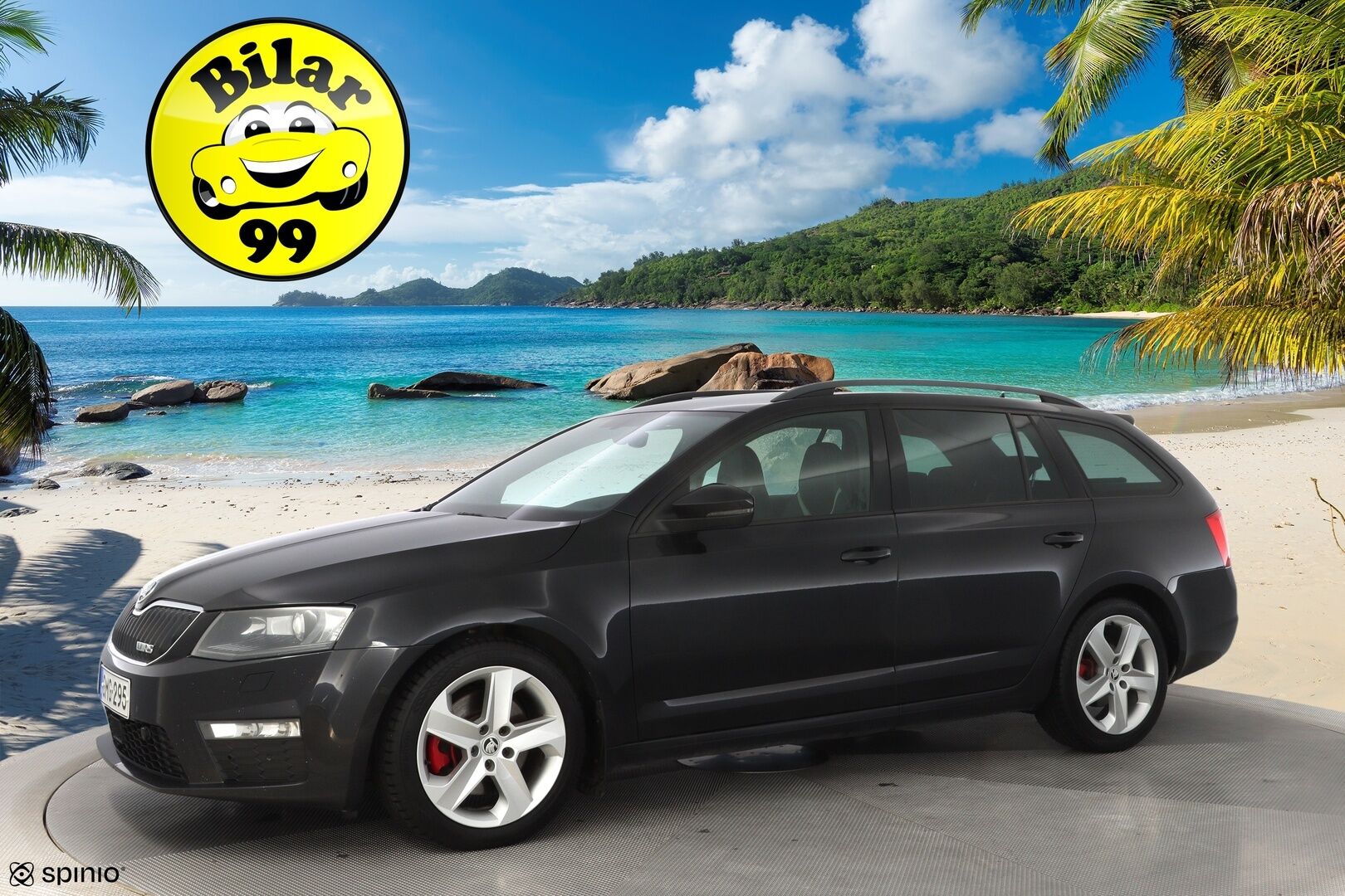 Skoda Octavia 2017 Combi 2,0 TDI 184 RS DSG Autom. * ACC / Webasto / Tutkat / Koukku / Sporttipenkit * -  Suomi-auto / Kahdet Skodan vanteet / Myydään juuri huollettuna