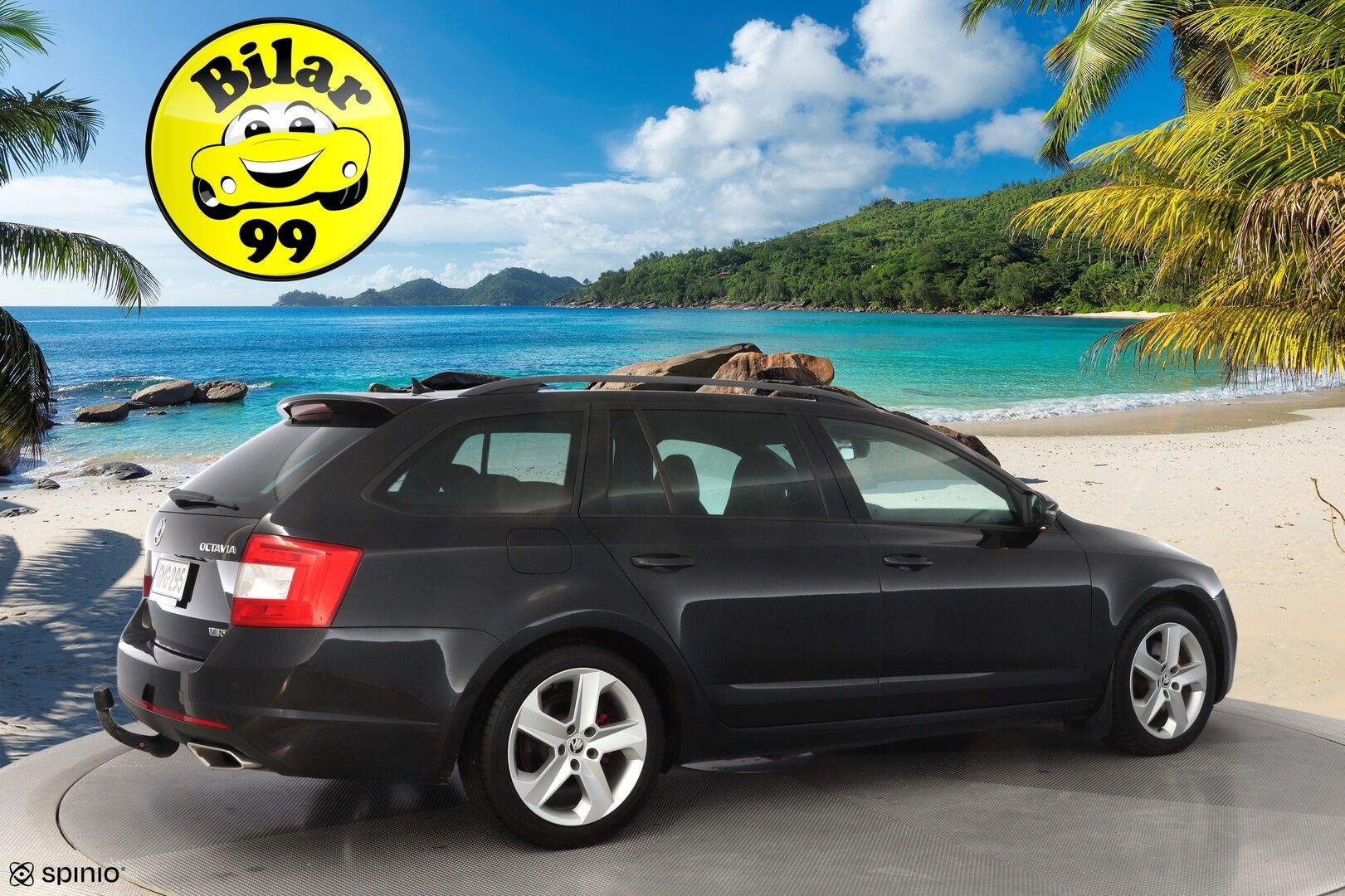 Skoda Octavia 2017 Combi 2,0 TDI 184 RS DSG Autom. * ACC / Webasto / Tutkat / Koukku / Sporttipenkit * -  Suomi-auto / Kahdet Skodan vanteet / Myydään juuri huollettuna