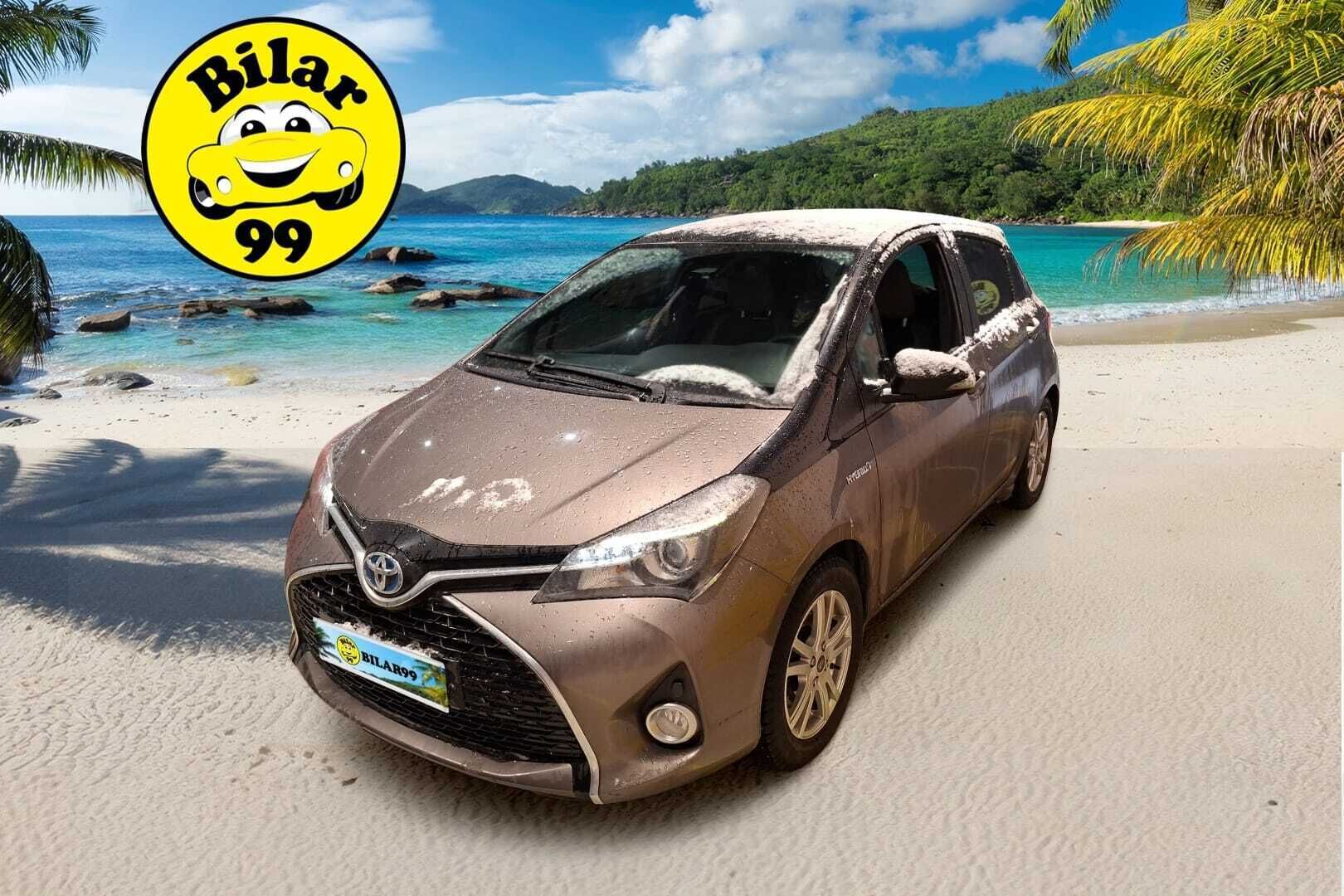 Toyota Yaris 2016 1,5 Hybrid Style 5ov / Lohkolämmitin / P. Kamera / Merkkihuollettu / Navi / Metalliväri - Todella siisti Suomi-auto! / 2x Renkaat loistokunnossa! - Osta nyt, maksa vasta ensi vuonna