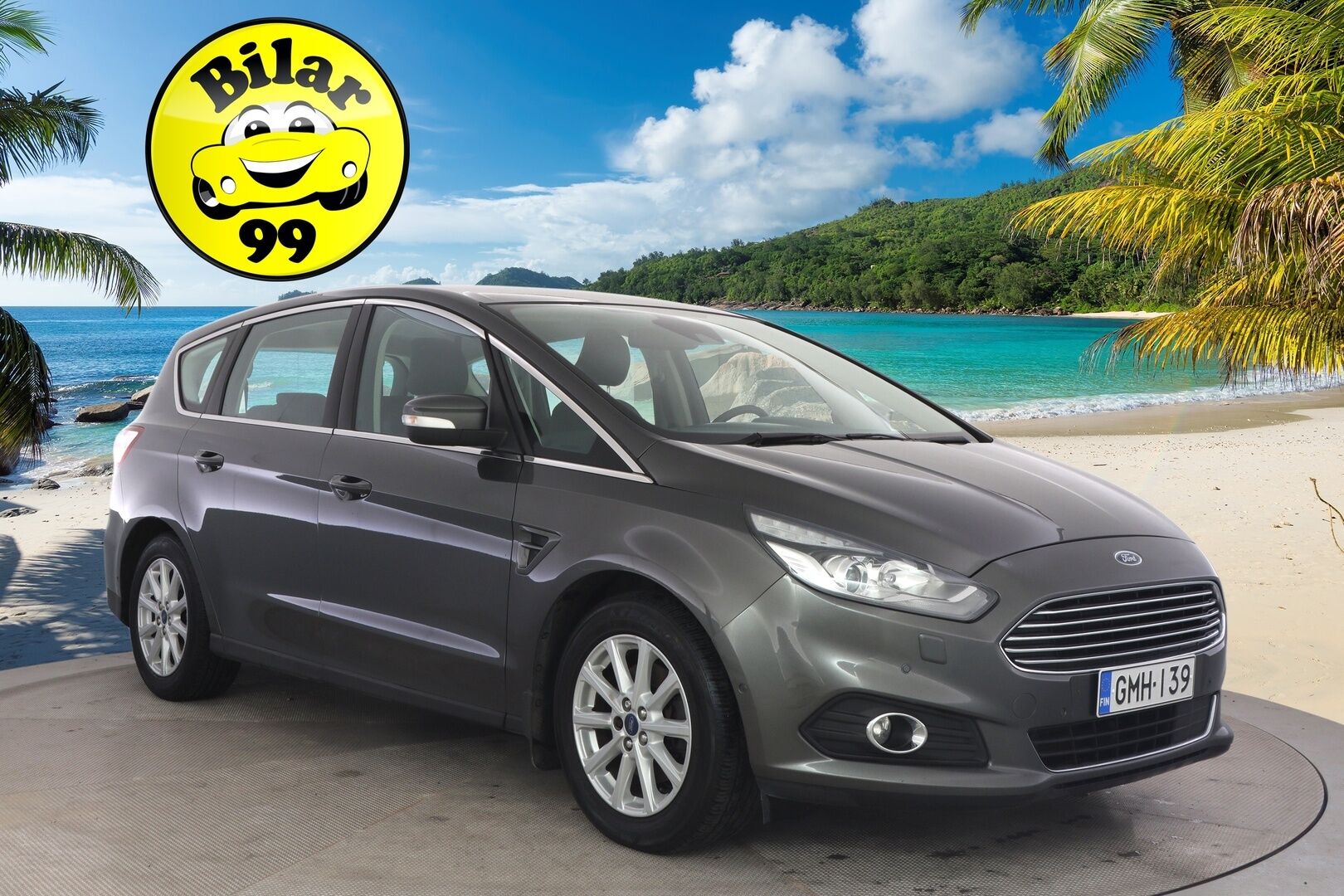 Ford S-Max 2016 2,0 TDCi 150hv PowerShift A6 Titanium 5D *Vakkari / Tutkat / Sähköpenkit / 7-Paikkaa* - *Viimeisin huolto 05.2025 / Kahdet renkaat alumiinivantein / Suomi-auto*