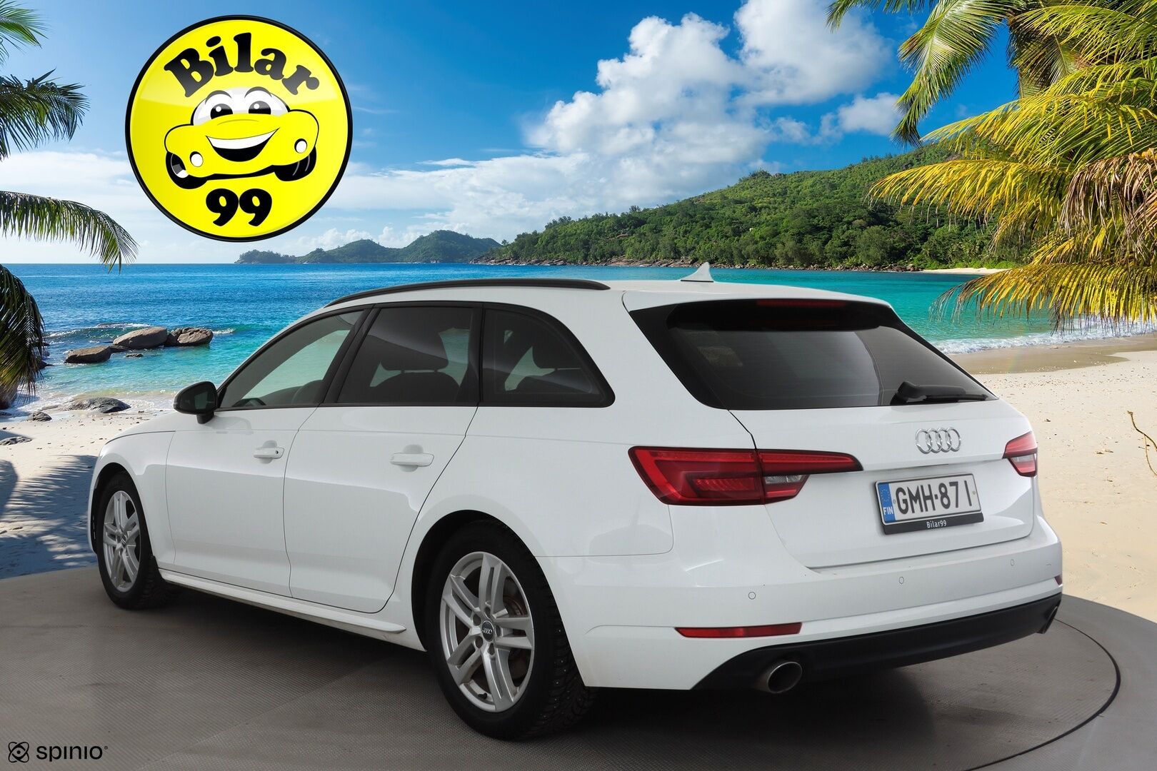 Audi A4 2017 Avant Business Sport 2,0 TFSI 140 kW S tronic * Vakkari / P.tutkat / Webasto / Koukku / LED / Sporttipenkit * - Suomi-auto / Kahdet renkaat aluvanteilla