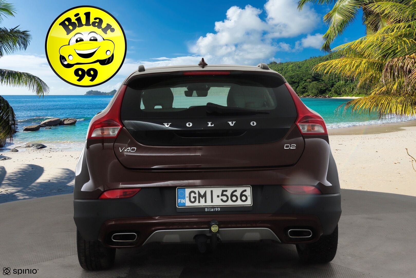 Volvo V40 Cross Country 2017 D2 Business aut * Vakkari / Panorama / P.kamera / LED / Navi / Koukku / Webasto / Tuulilasinlämmitin / Digimittaristo * - Suomi-auto / Kahdet renkaat aluvanteilla