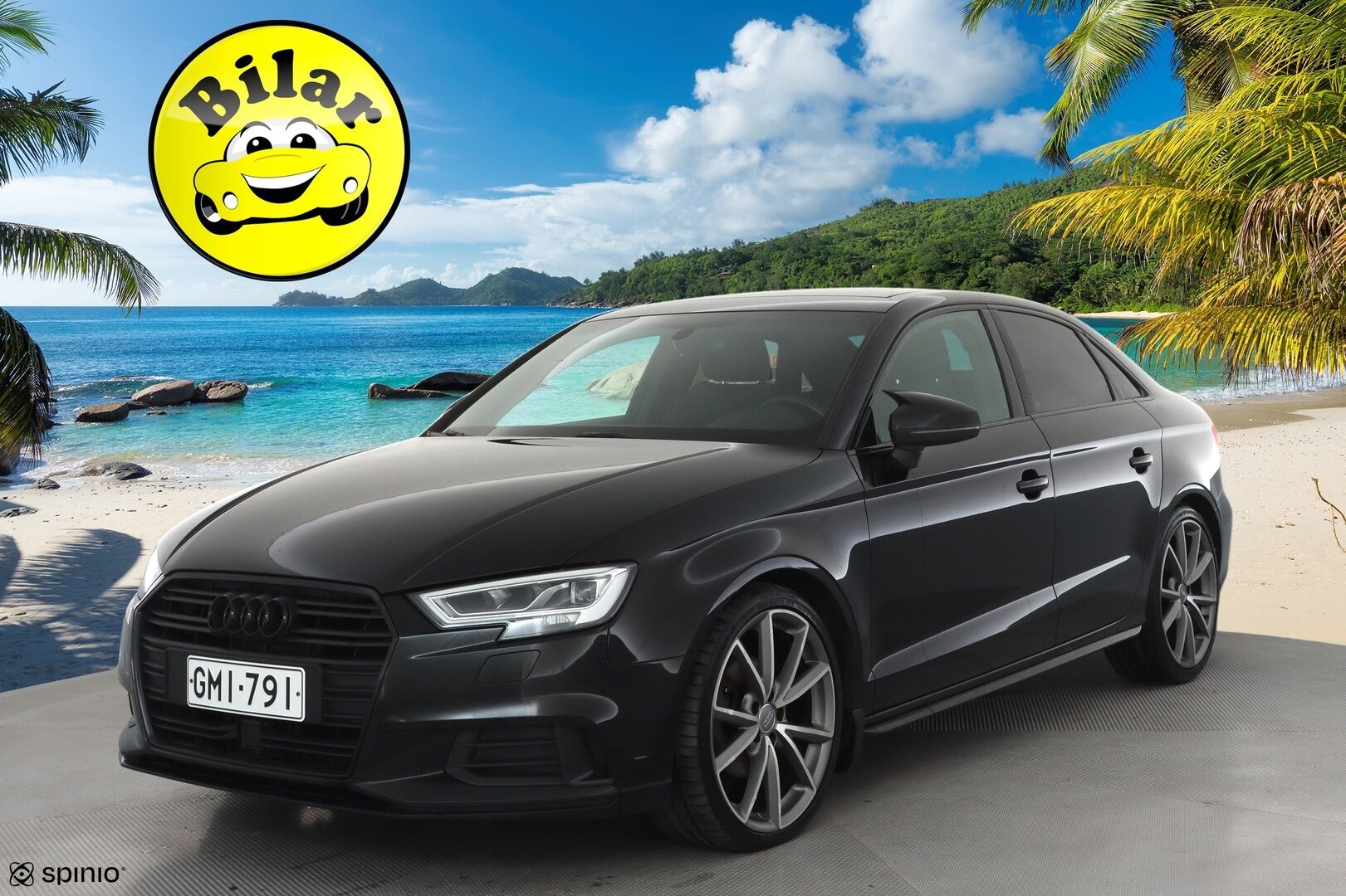 Audi A3 2017 Sedan First Edition Business Sport 1,4 TFSI COD 110 kW ultra S tronic - | ACC | Facelift | B&O | LED | Kattoluukku | Sporttipenkit | Urheilualusta | Keyless | Drive Select | Apple & Android | 2x renkaat aluin | Suomiauto |