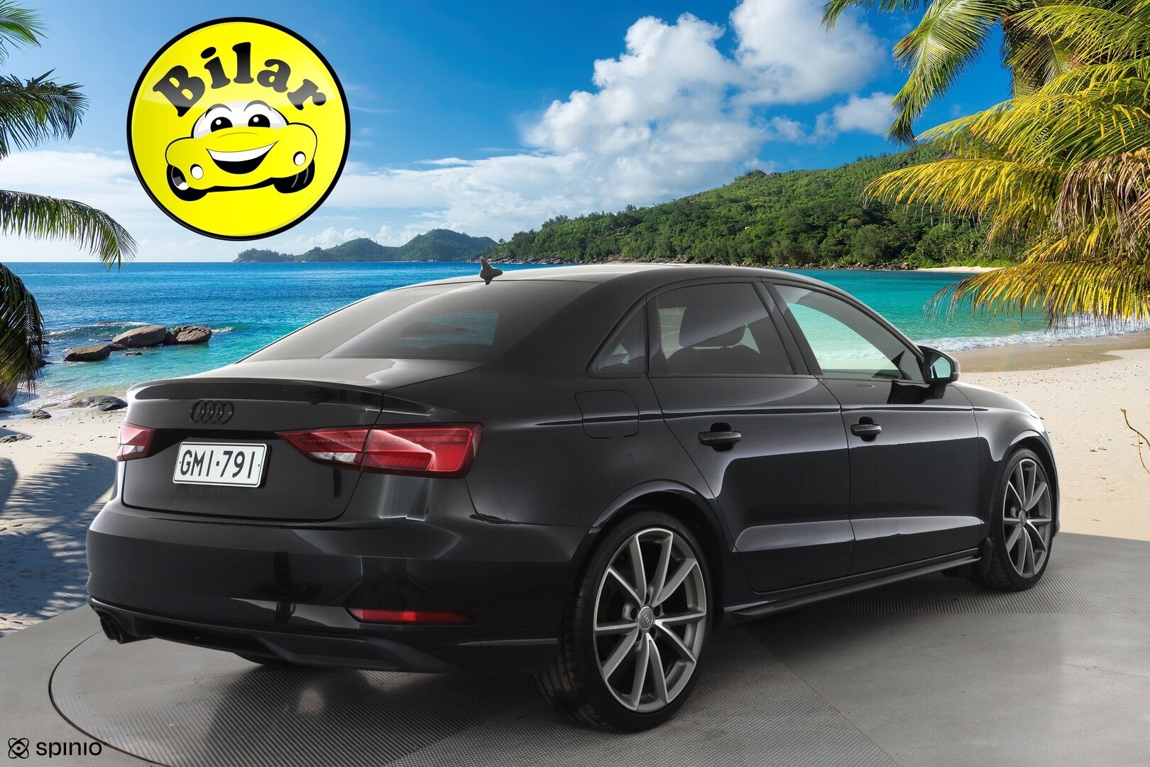 Audi A3 2017 Sedan First Edition Business Sport 1,4 TFSI COD 110 kW ultra S tronic - | ACC | Facelift | B&O | LED | Kattoluukku | Sporttipenkit | Urheilualusta | Keyless | Drive Select | Apple & Android | 2x renkaat aluin | Suomiauto |