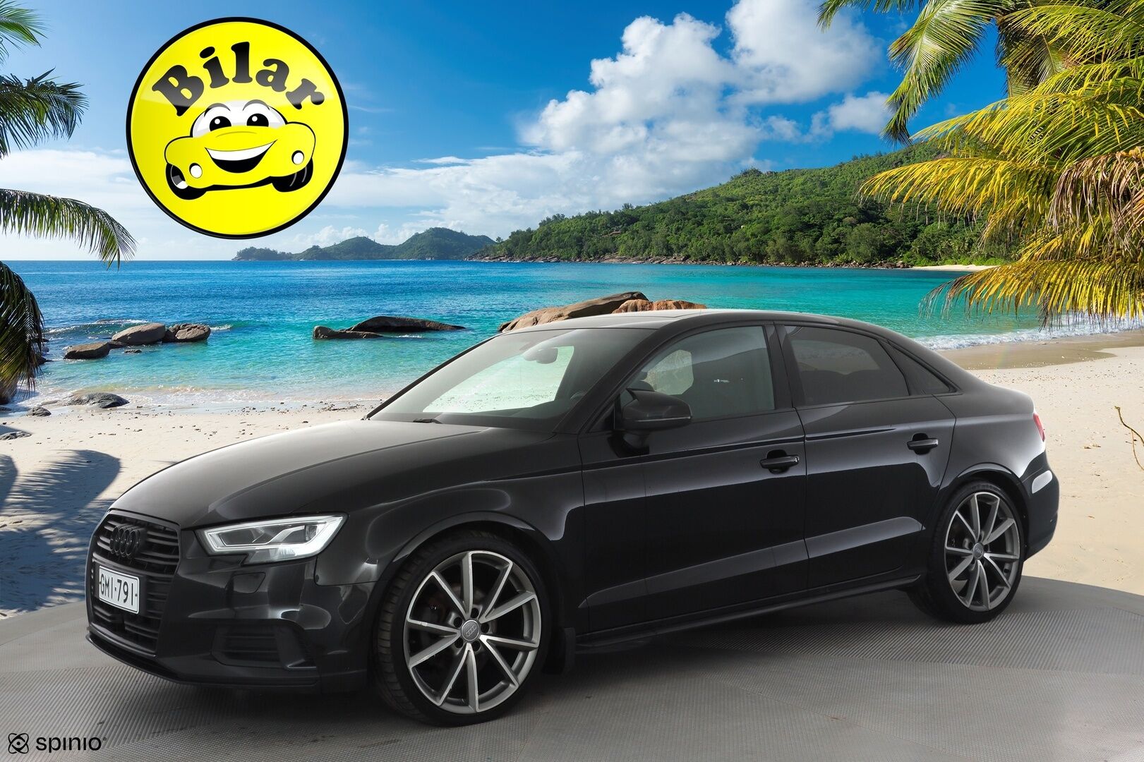 Audi A3 2017 Sedan First Edition Business Sport 1,4 TFSI COD 110 kW ultra S tronic - | ACC | Facelift | B&O | LED | Kattoluukku | Sporttipenkit | Urheilualusta | Keyless | Drive Select | Apple & Android | 2x renkaat aluin | Suomiauto |