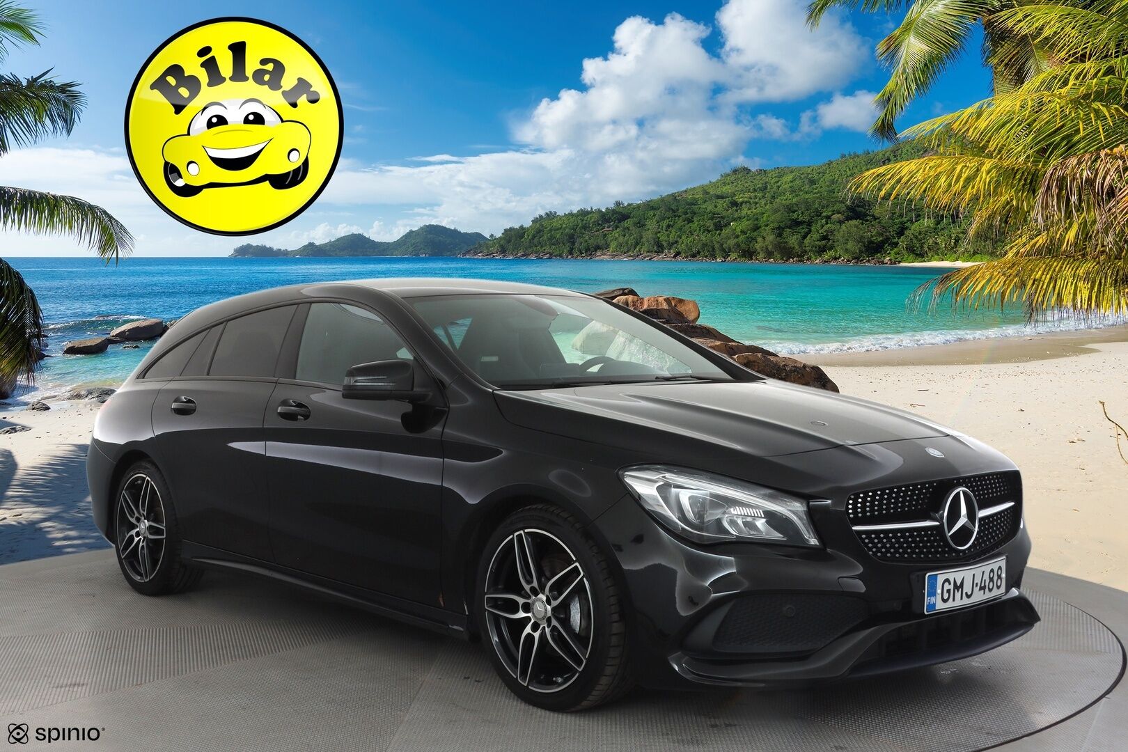 Mercedes-Benz CLA 2017 180 A Shooting Brake Business AMG - | LED | Sporttipenkit | Nahka-alcantara | Peruutuskamera | Bluetooth | Active Brake Assist | Vakkari | Aut. ilmastointi | 2x renkaat aluin | 
