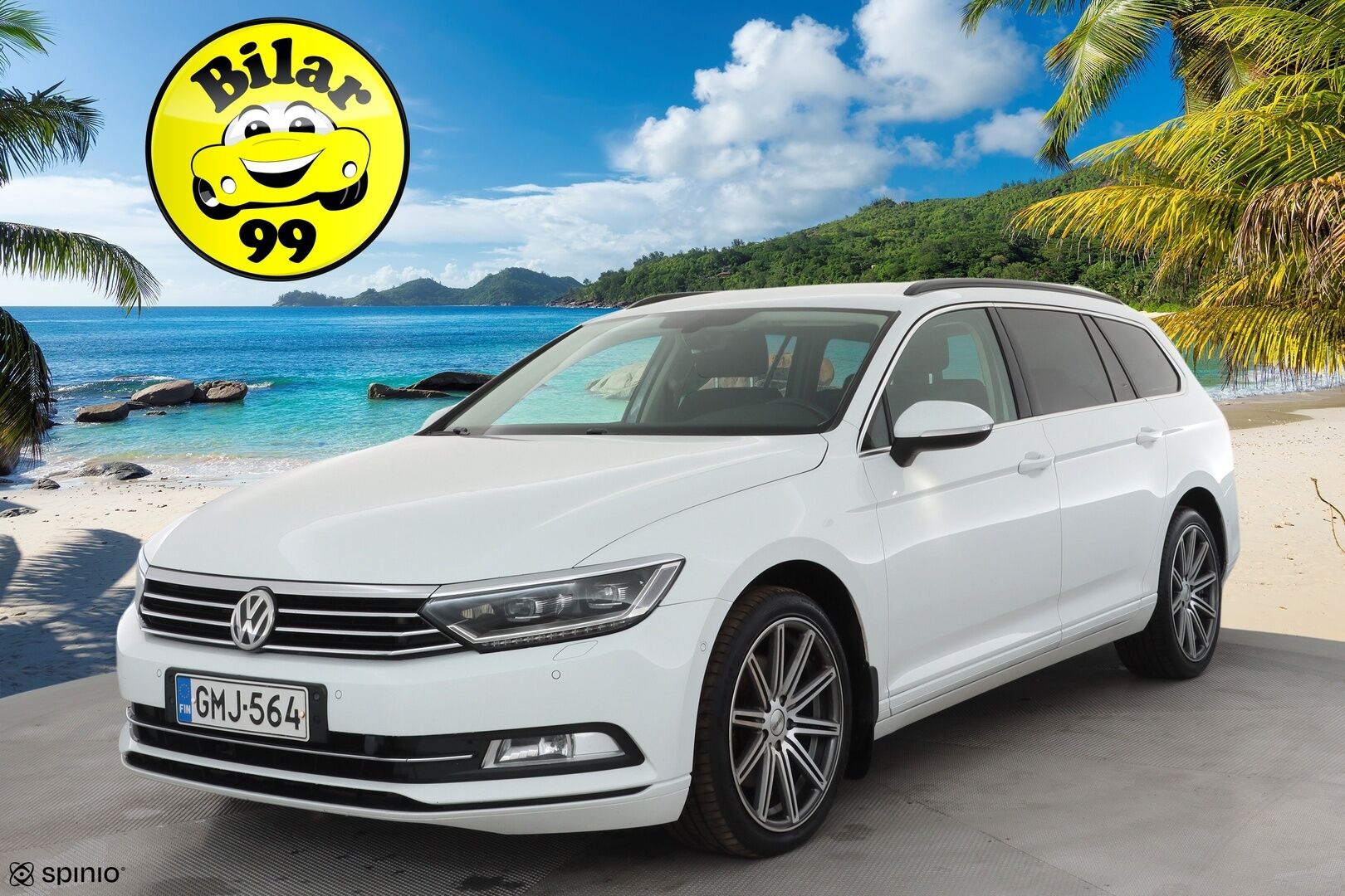 Volkswagen Passat 2017 Variant Comfortline 2,0 TDI 110 kW DSG * Webasto / ACC / LED / P.Tutkat / Navi * - Suomi-auto / Kahdet renkaat aluvanteilla