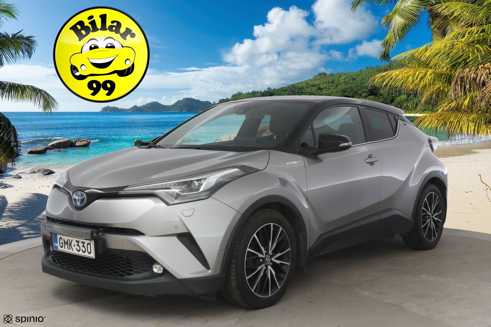 Toyota C-HR 2017 1,8 Hybrid Style *ACC / JBL / Lohko / BLIS / Navi / KeyLess / P-kamera / Ratinlämmitin / Vetokoukku / LED* - *2x renkaat / Merkkihuollettu / Suomi-auto*