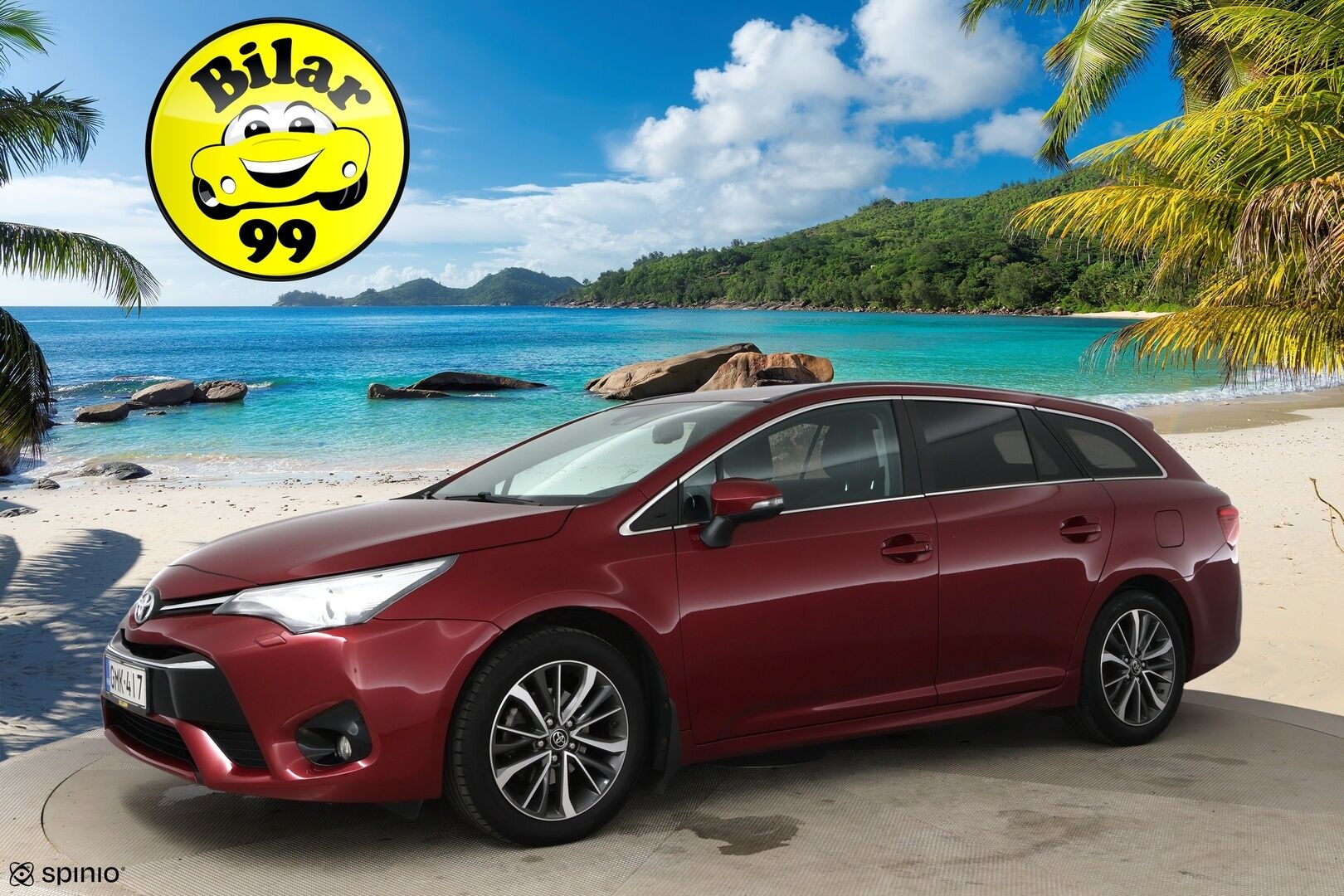 Toyota Avensis 2017 1,8 Valvematic Active Edition Touring Sports Multidrive S / Koukku / Lohko+Sisäpist. / P.kamera / Kaistavahti / LED - Juuri huollettu hieno Suomi-auto! / Juuri katsastettu!