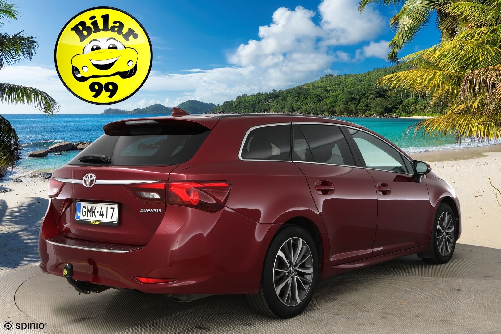 Toyota Avensis 2017 1,8 Valvematic Active Edition Touring Sports Multidrive S / Koukku / Lohko+Sisäpist. / P.kamera / Kaistavahti / LED - Juuri huollettu hieno Suomi-auto! / Juuri katsastettu!