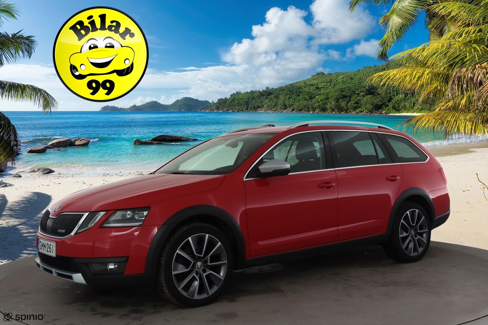 Skoda Octavia 2017 Combi 2,0 TDI 184 4x4 Scout DSG * Facelift / Canton / ACC / Webasto / P.kamera / LED / Keyless / Apple&Android * - Suomi-auto / Kahdet renkaat aluvanteilla