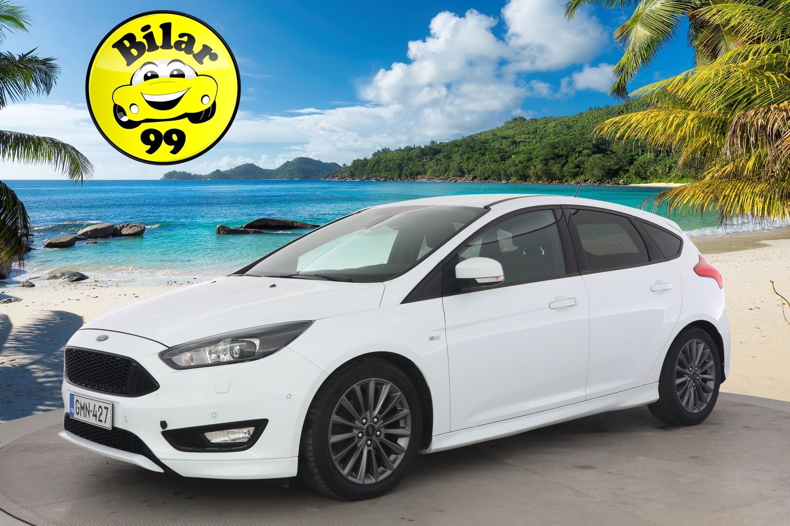Ford Focus 2017 1,5 EcoBoost 150 hv Start/Stop A6 ST-Line  5-ov - *ST-Line / Webasto / Vakkari / Carplay / Bluetooth / tutkat!*