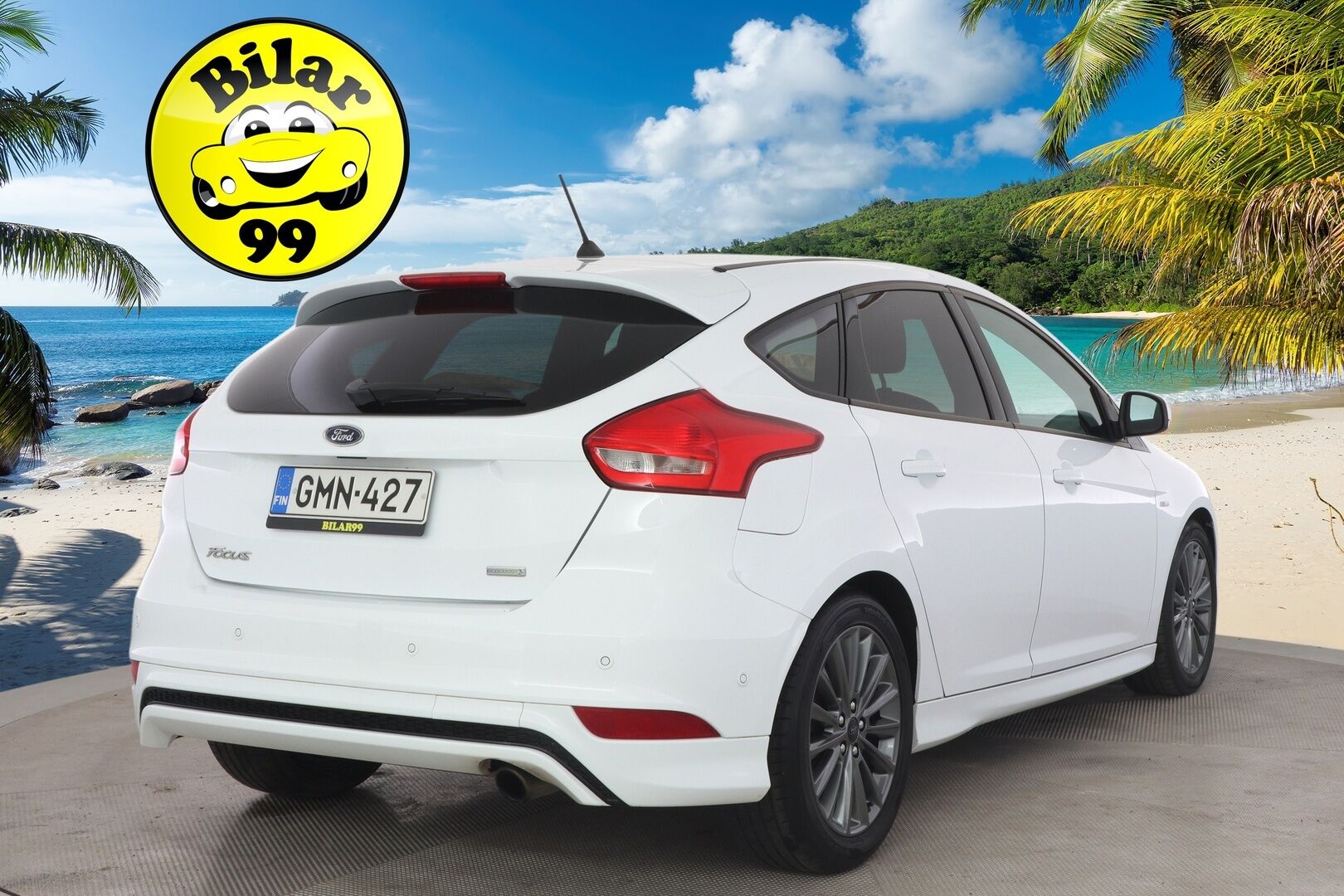 Ford Focus 2017 1,5 EcoBoost 150 hv Start/Stop A6 ST-Line  5-ov - *ST-Line / Webasto / Vakkari / Carplay / Bluetooth / tutkat!*