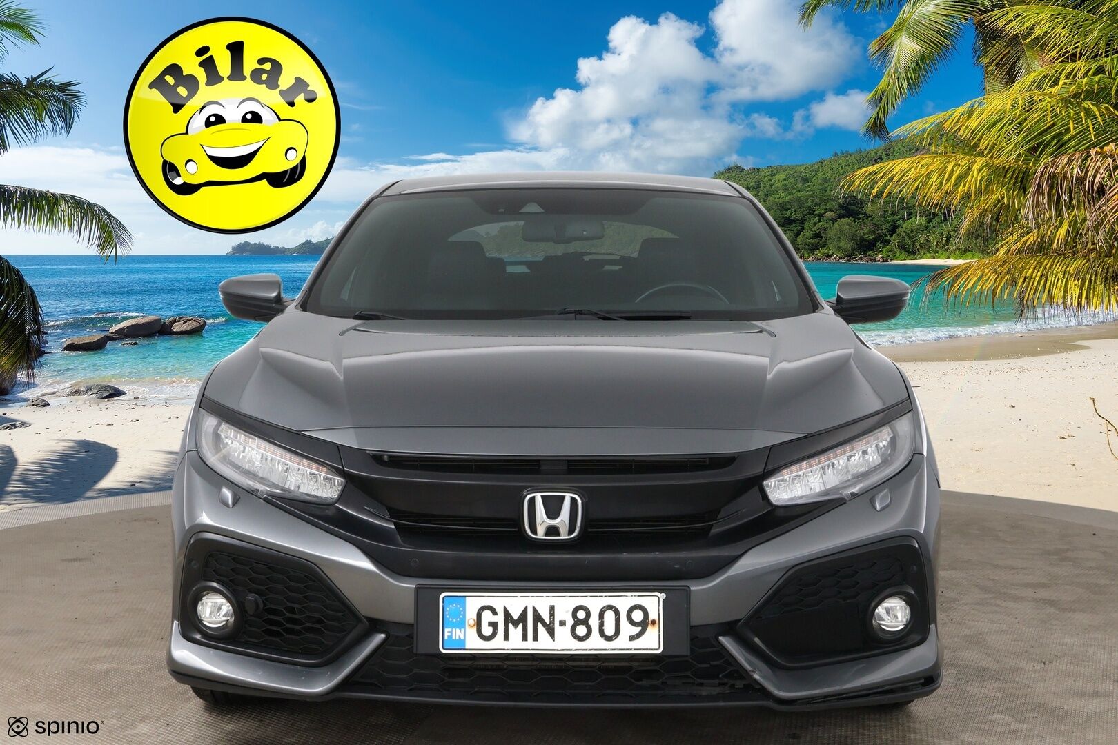 Honda Civic 2017 HB 129 hv Sport Premium AT - | Huippuvarusteet! | Adapt vakkari | Kattoluukku | P.Kamera | Nahat | Koukku | 2x renkaat & vanteet | Lohko + sisäp. |