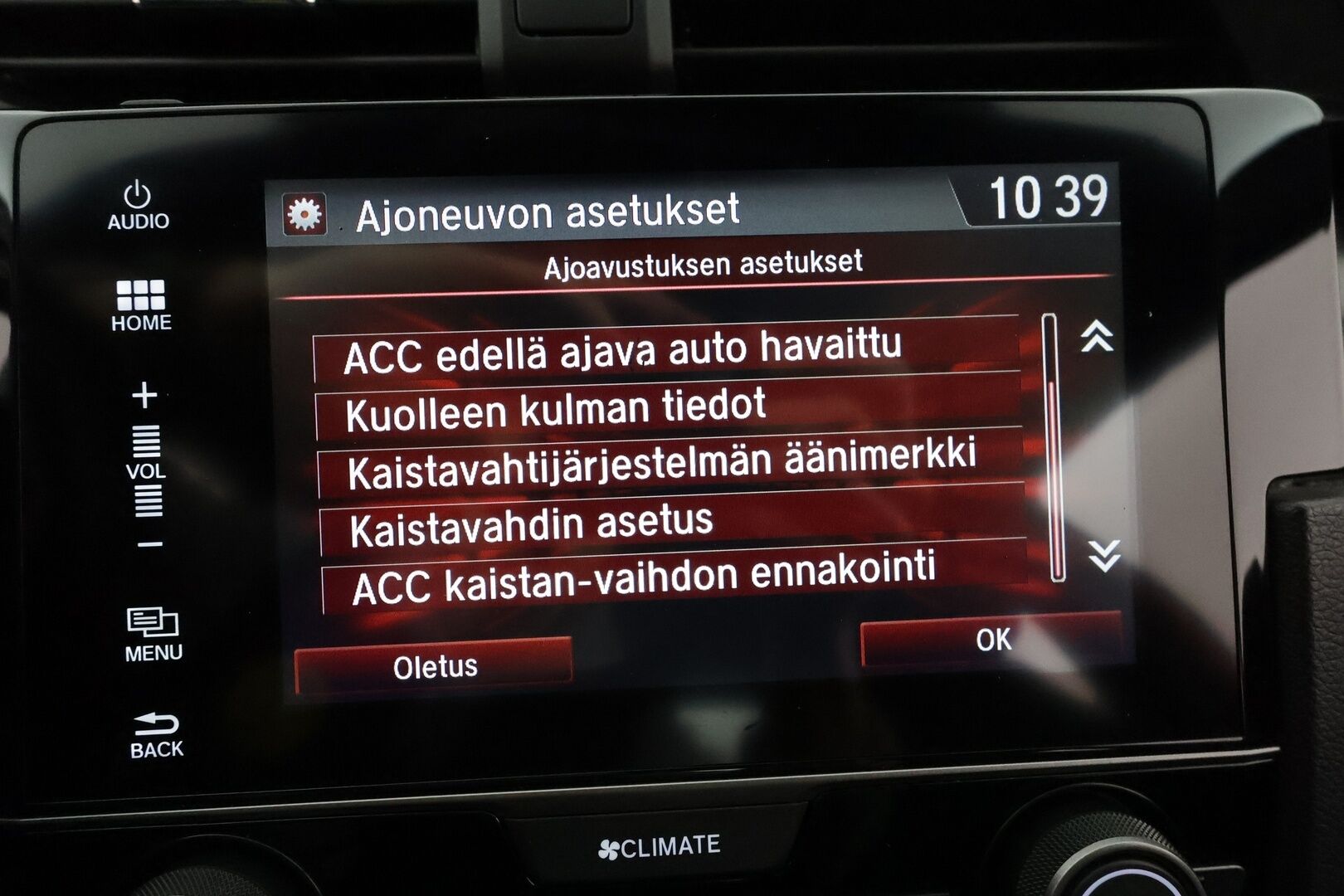 Honda Civic 2017 HB 182 hv Type S Plus AT **Adapt. vakkari / Kattoluukku / P.kamera / Navi / Apple&Android / Keyless** - Suomi-auto / 