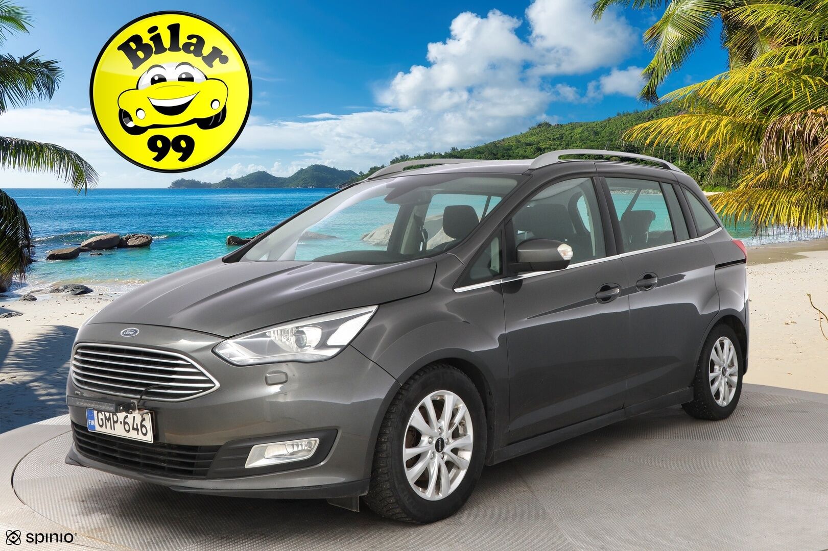 Ford Grand C-Max 2017 2,0 TDCi 150 hv start/stop PowerShift Titanium - YritysOutlet - Myydään vain yrityksille - Webasto | Vakkari | Keyless – Tämä auto myydään YritysOutlet -valikoimasta vain yritykselle