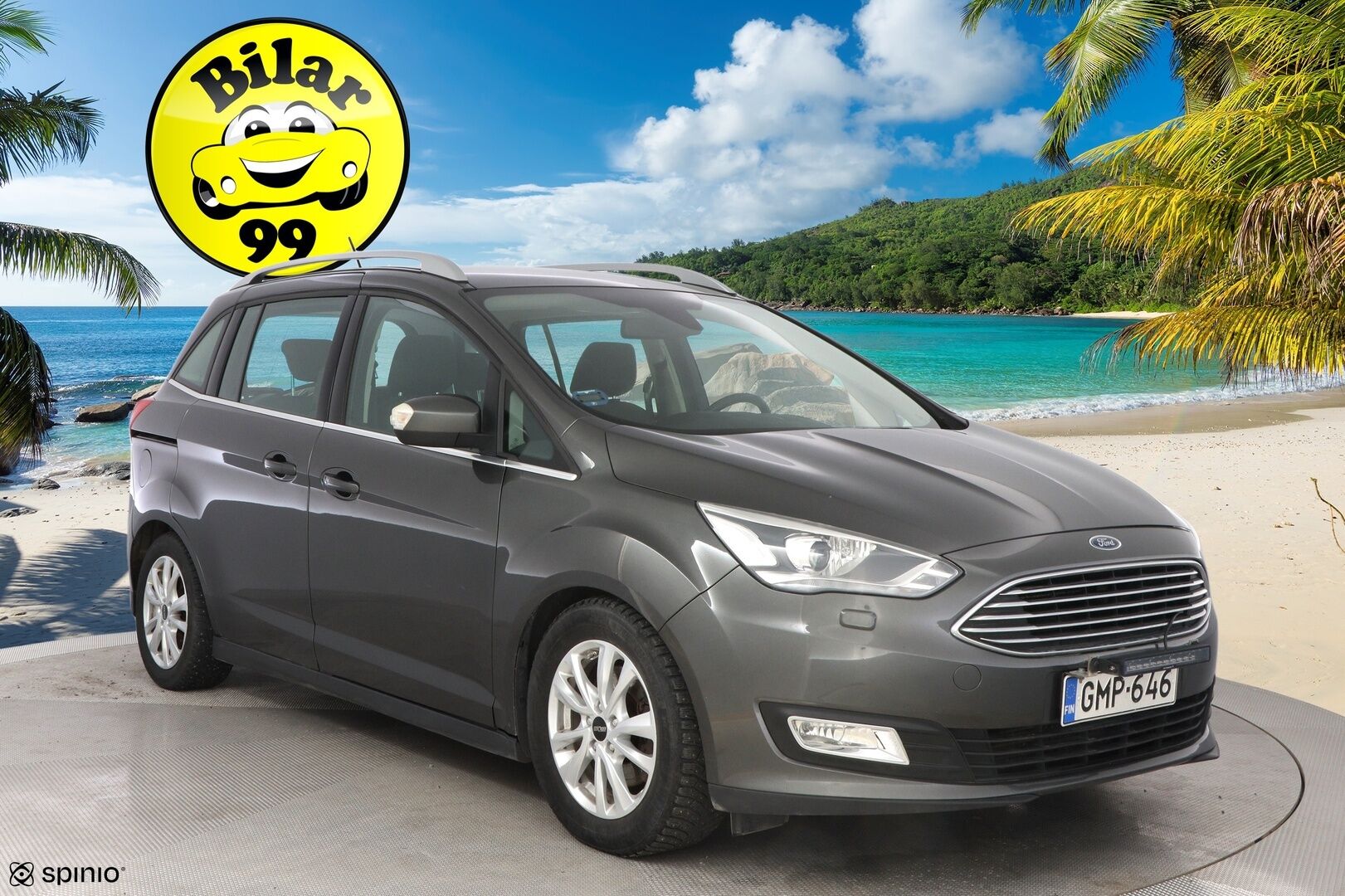 Ford Grand C-Max 2017 2,0 TDCi 150 hv start/stop PowerShift Titanium - YritysOutlet - Myydään vain yrityksille - Webasto | Vakkari | Keyless – Tämä auto myydään YritysOutlet -valikoimasta vain yritykselle