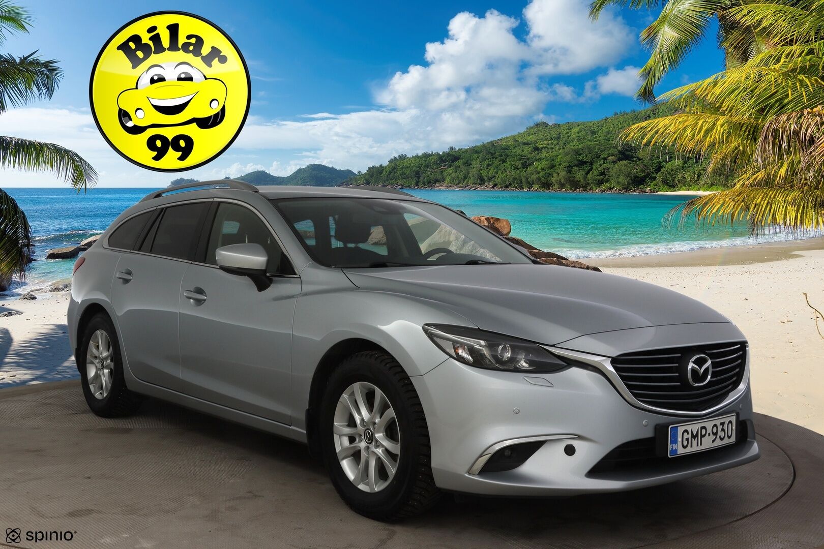 Mazda Mazda6 2017 Sport Wagon 2,0 (165) SKYACTIV-G Business Edition 6AT 5ov  * Vakkari / Ratinlämmitin / Tutkat edessä ja takana / Navi / Bluetooth * - Suomi-auto / Lohkolämmitin / Kahdet renkaat! - Osta nyt, maksa vasta ensi vuonna