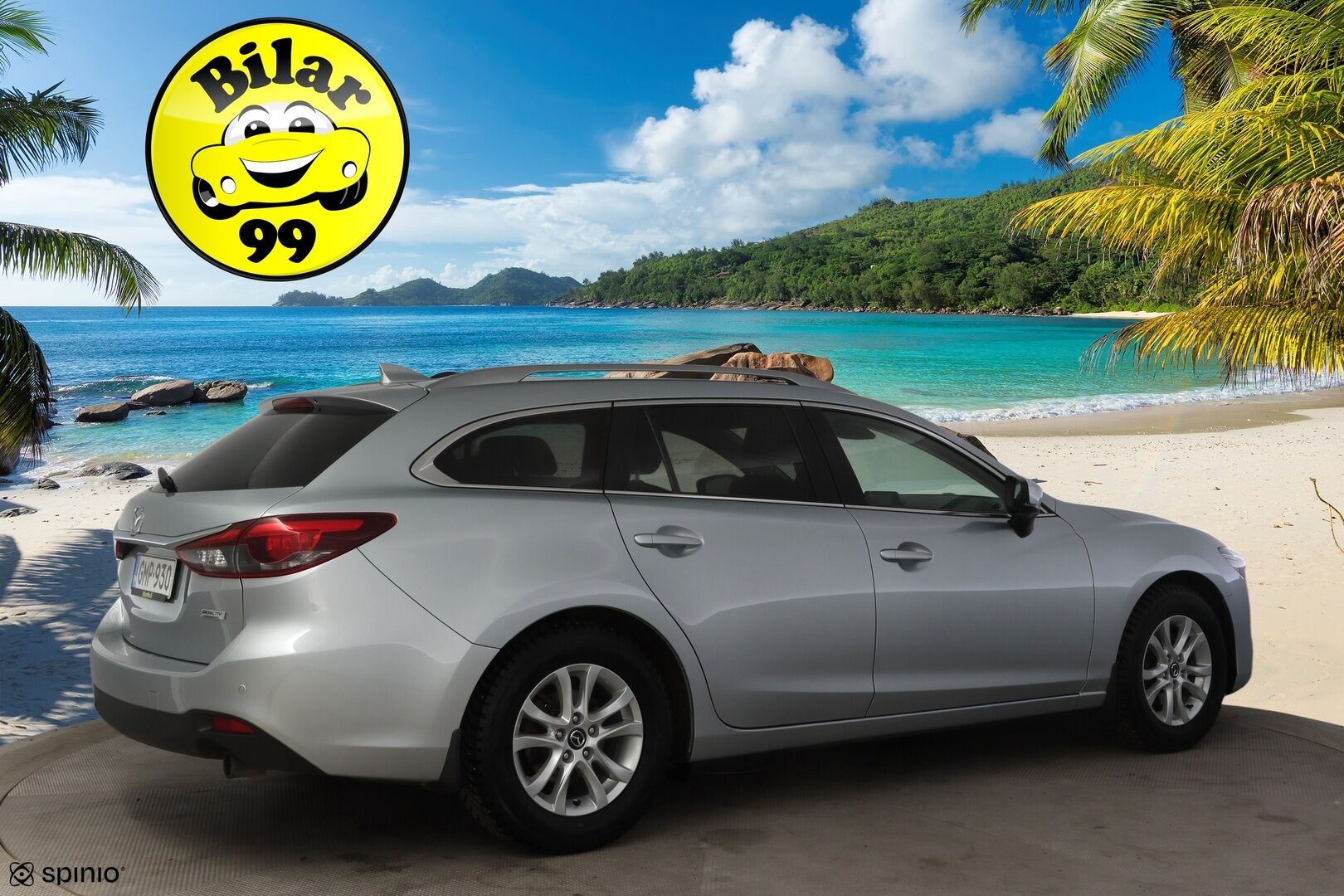 Mazda Mazda6 2017 Sport Wagon 2,0 (165) SKYACTIV-G Business Edition 6AT 5ov  * Vakkari / Ratinlämmitin / Tutkat edessä ja takana / Navi / Bluetooth * - Suomi-auto / Lohkolämmitin / Kahdet renkaat! - Osta nyt, maksa vasta ensi vuonna