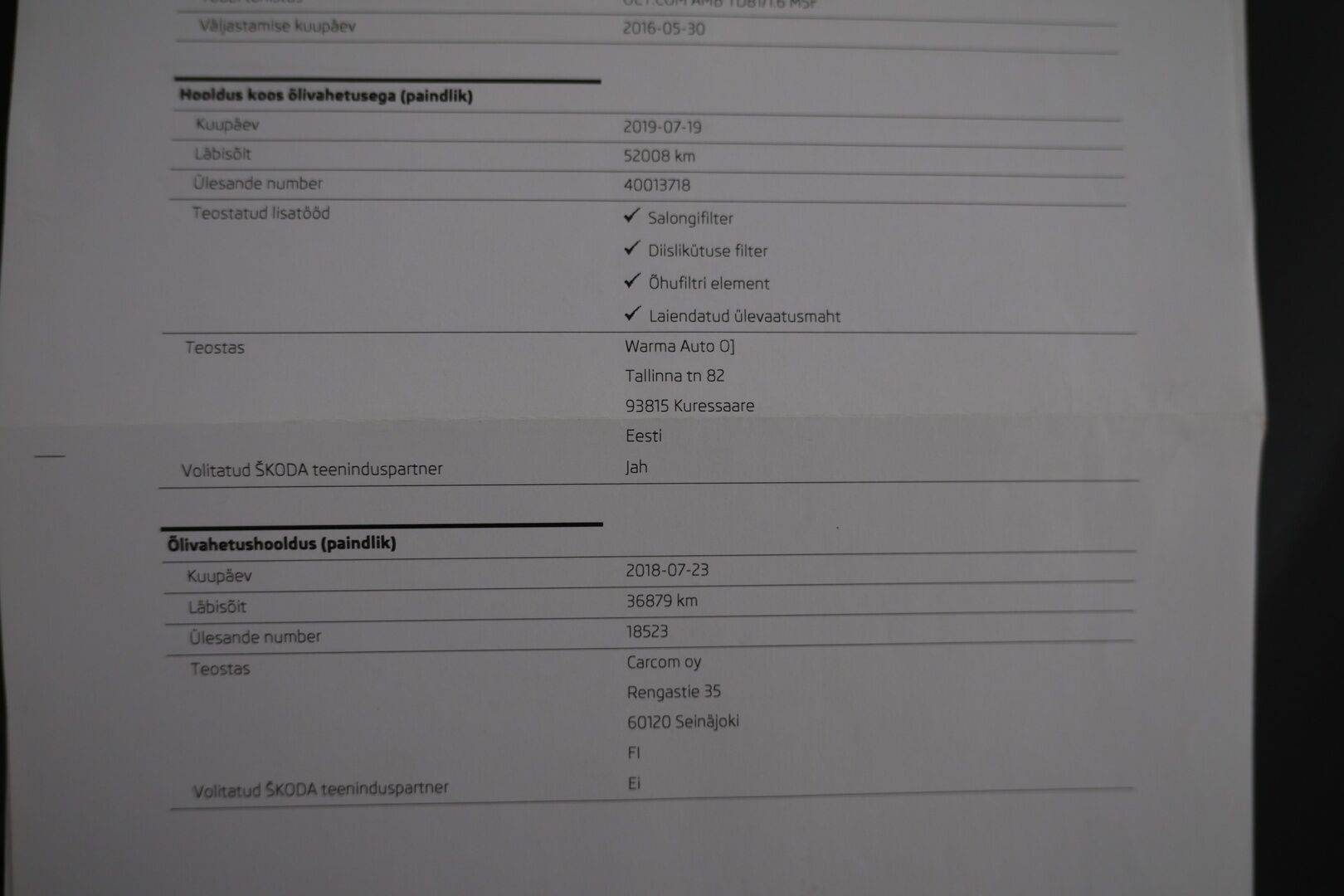 Skoda Octavia 2016 Combi 1,6 TDI Ambition - | Myynnissä Huutokaupat.com | Navi |  Vakkari | Bluetooth | 2x Renkaat |