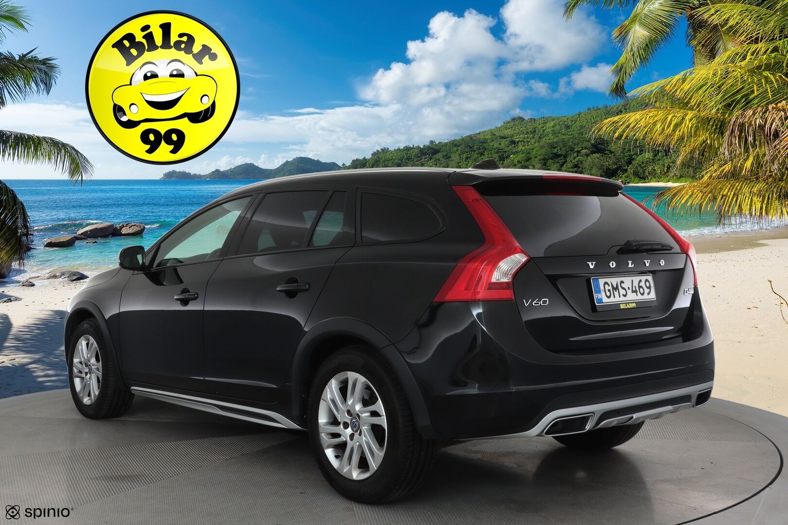 Volvo V60 Cross Country 2018 D4 AWD Business Classic aut **Adapt.vakkari / P.kamera / H&K / Webasto / Koukku / Muistipenkki / Aktiiv.Xenon** - Suomi-auto / Merkkihuollettu / Kahdet renkaat aluvanteilla / Nahkaverhoilu / Penkinlämmittimet takana / Ratinlämmitin / BLIS / Navi / Digimittaristo