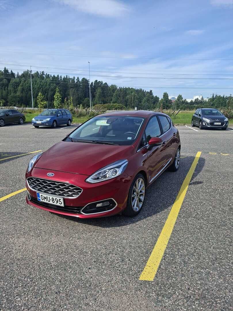 Ford Fiesta 2018 1,0 EcoBoost 100hv A6 Vignale 5-ovinen - | Vakkari | P-Kamera | Vignale | Upea väri! | 