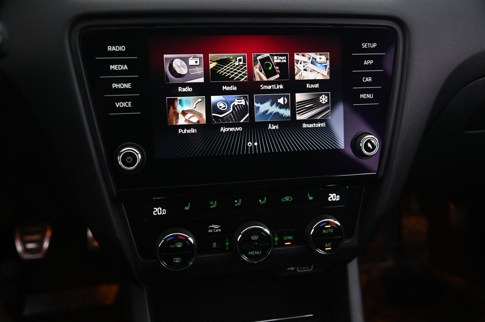 Skoda Octavia 2018 Combi 2,0 TDI 184 RS ** PA-Lämmitin / P-kamera /Keyless / Adapt.Vakkari / Vetokoukku ** - Webasto | Koukku | Peruutuskamera | Adapt.Vakkari | Keyless