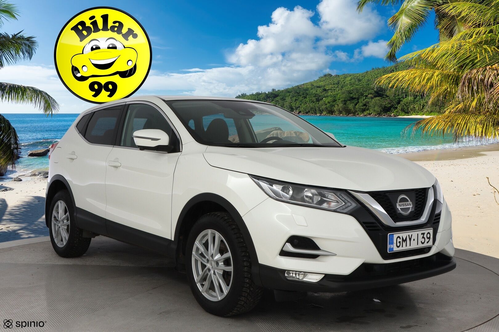 Nissan Qashqai 2018 DIG-T 115 N-Connecta 2WD Xtronic PFEB *Suomiauto /  360° kamera / Vakkari / Navi / Lohko&Sisäpistoke / P-tutkat * - Särmät huollot / 2x hyvät renkaat / Juuri saapunut Tampereelle!