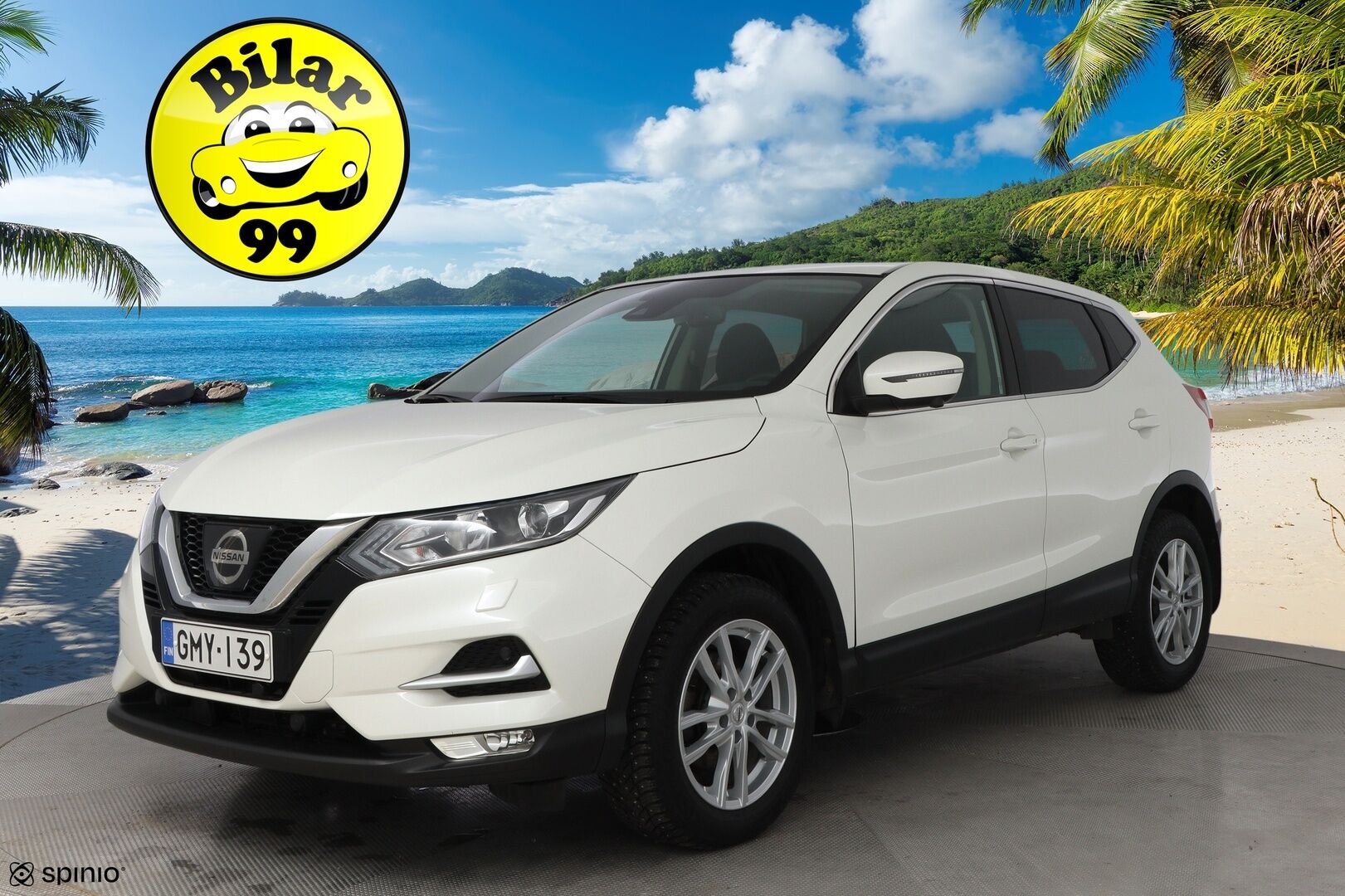 Nissan Qashqai 2018 DIG-T 115 N-Connecta 2WD Xtronic PFEB *Suomiauto /  360° kamera / Vakkari / Navi / Lohko&Sisäpistoke / P-tutkat * - Särmät huollot / 2x hyvät renkaat / Juuri saapunut Tampereelle!