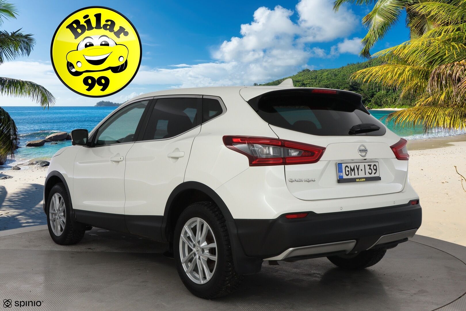 Nissan Qashqai 2018 DIG-T 115 N-Connecta 2WD Xtronic PFEB *Suomiauto /  360° kamera / Vakkari / Navi / Lohko&Sisäpistoke / P-tutkat * - Särmät huollot / 2x hyvät renkaat / Juuri saapunut Tampereelle!