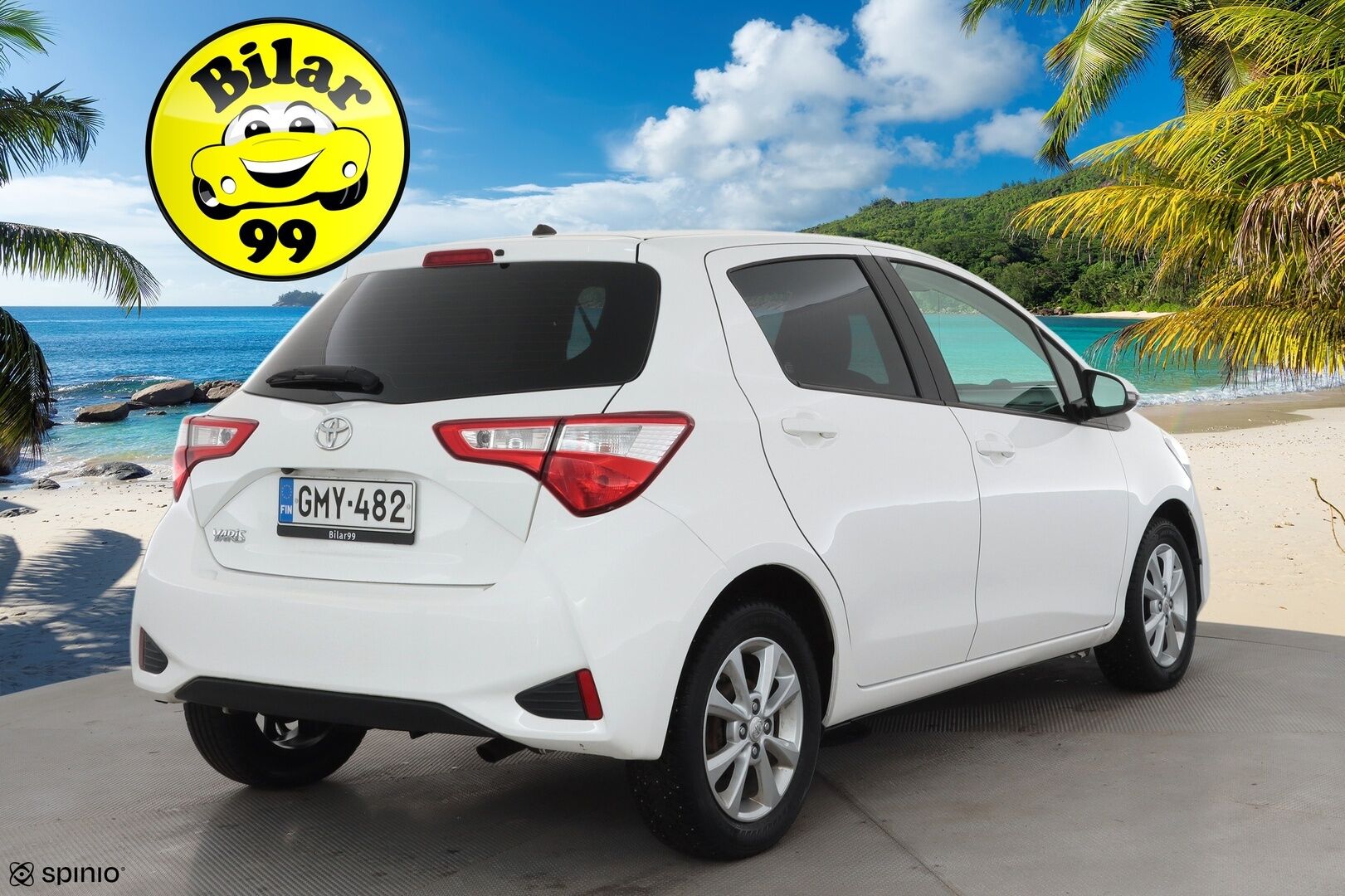 Toyota Yaris 2018 1,5 Dual VVT-i Active 5ov * Vakkari / P.kamera / Navi / Kaistavahti / Bluetooth / Lohko * - Suomi-auto / Kahdet renkaat aluvanteilla 