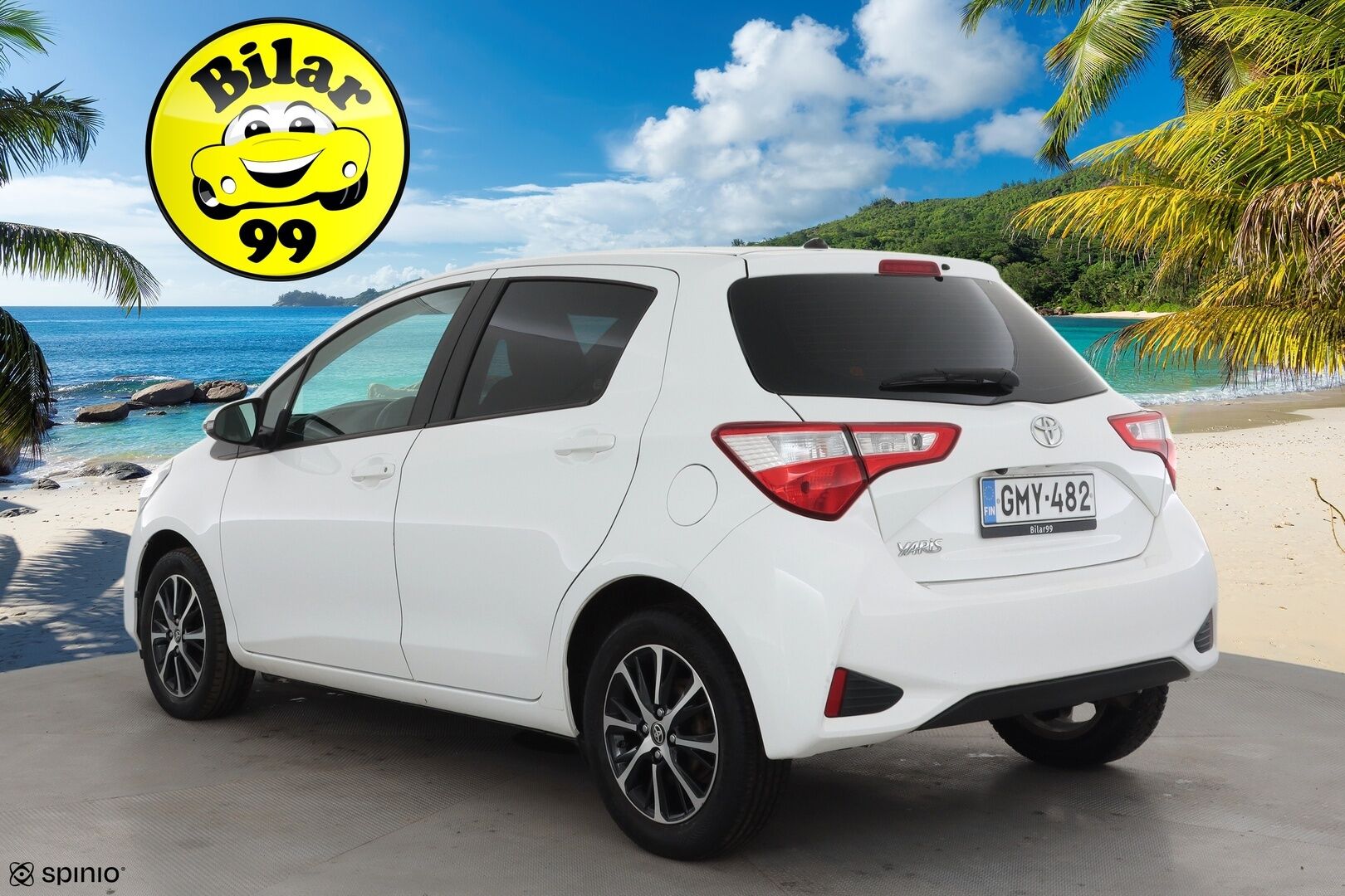 Toyota Yaris 2018 1,5 Dual VVT-i Active 5ov * Vakkari / P.kamera / Navi / Kaistavahti / Bluetooth / Lohko * - Suomi-auto / Kahdet renkaat aluvanteilla 