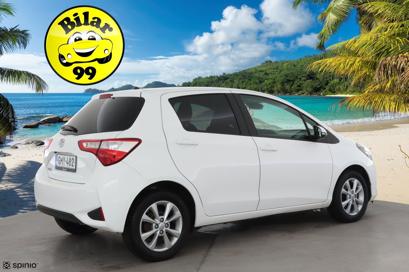 Toyota Yaris 2018 1,5 Dual VVT-i Active 5ov * Vakkari / P.kamera / Navi / Kaistavahti / Bluetooth / Lohko * - Suomi-auto / Kahdet renkaat aluvanteilla 