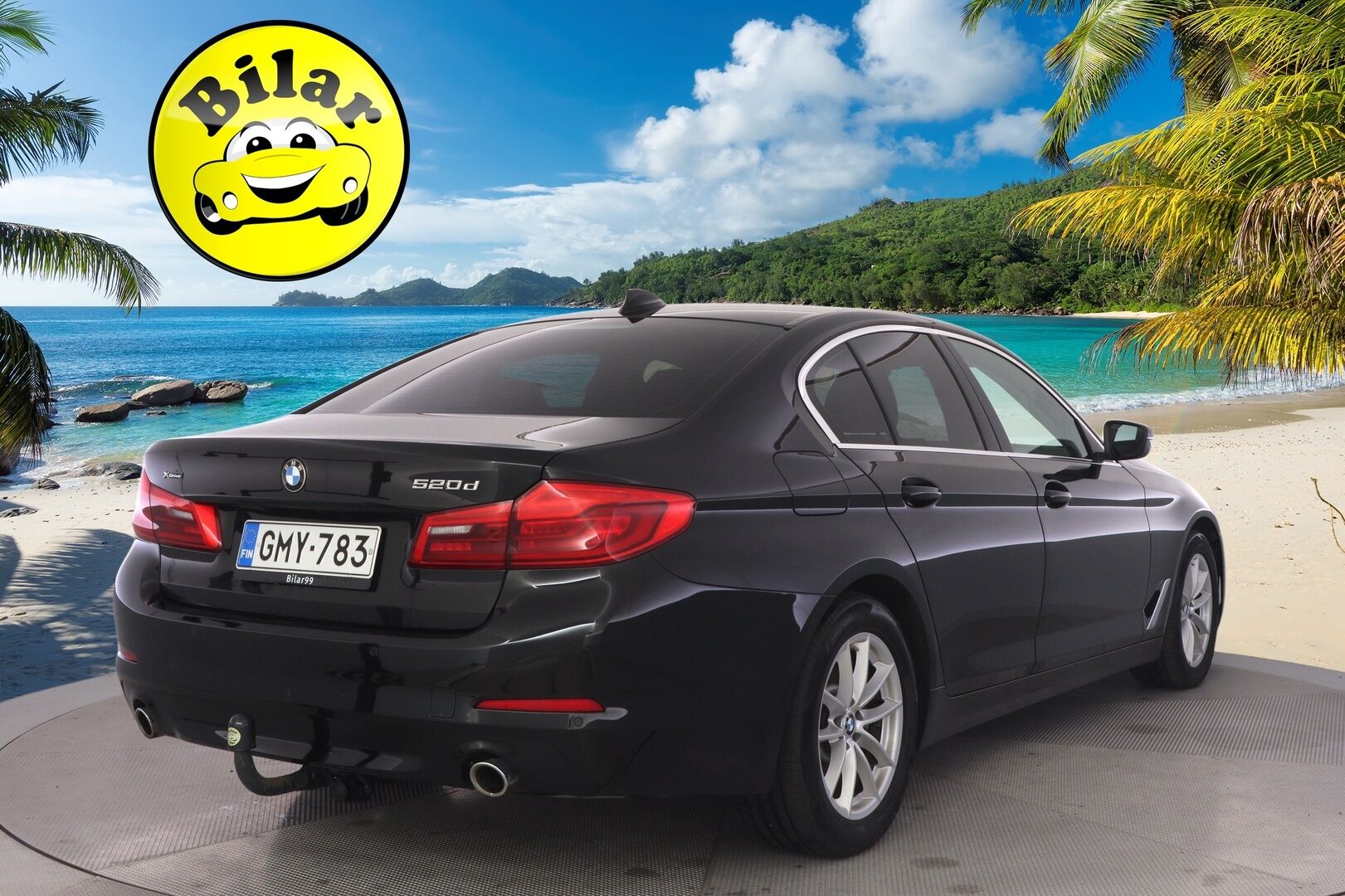 BMW 520 2019 G30 Sedan 520d A xDrive Business - Webasto | Koukku | LED | P.Tutkat | Nahkaverhoilu | Suomi-auto | Kahdet renkaat aluvanteilla | Merkkihuollot