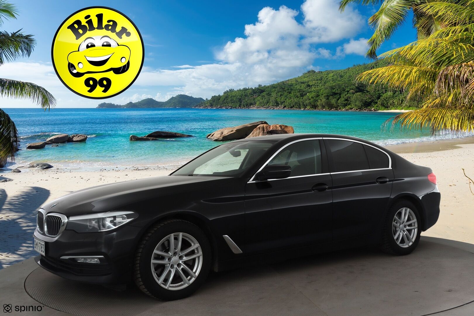 BMW 520 2019 G30 Sedan 520d A xDrive Business * Webasto / Koukku / LED / P.Tutkat / Vakkari / Nahkaverhoilu * - Suomi-auto / Kahdet renkaat aluvanteilla / Merkkihuollot