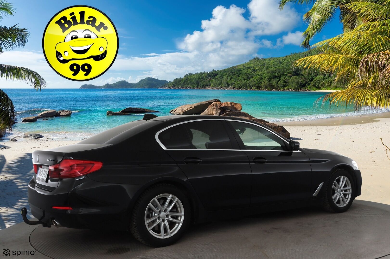 BMW 520 2019 G30 Sedan 520d A xDrive Business * Webasto / Koukku / LED / P.Tutkat / Vakkari / Nahkaverhoilu * - Suomi-auto / Kahdet renkaat aluvanteilla / Merkkihuollot