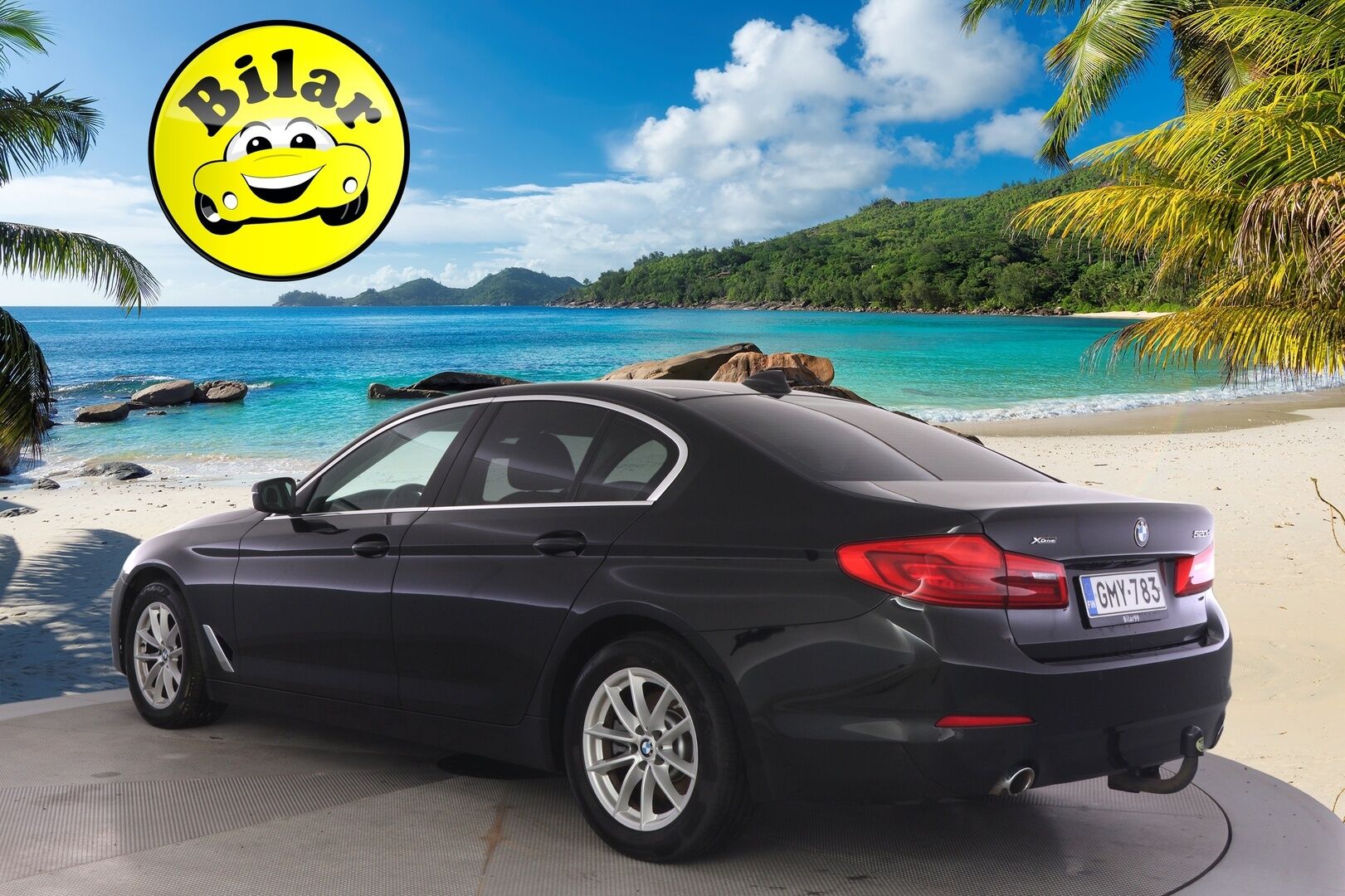 BMW 520 2019 G30 Sedan 520d A xDrive Business - Webasto | Koukku | LED | P.Tutkat | Nahkaverhoilu | Suomi-auto | Kahdet renkaat aluvanteilla | Merkkihuollot