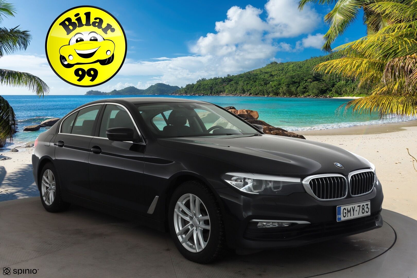 BMW 520 2019 G30 Sedan 520d A xDrive Business * Webasto / Koukku / LED / P.Tutkat / Vakkari / Nahkaverhoilu * - Suomi-auto / Kahdet renkaat aluvanteilla / Merkkihuollot